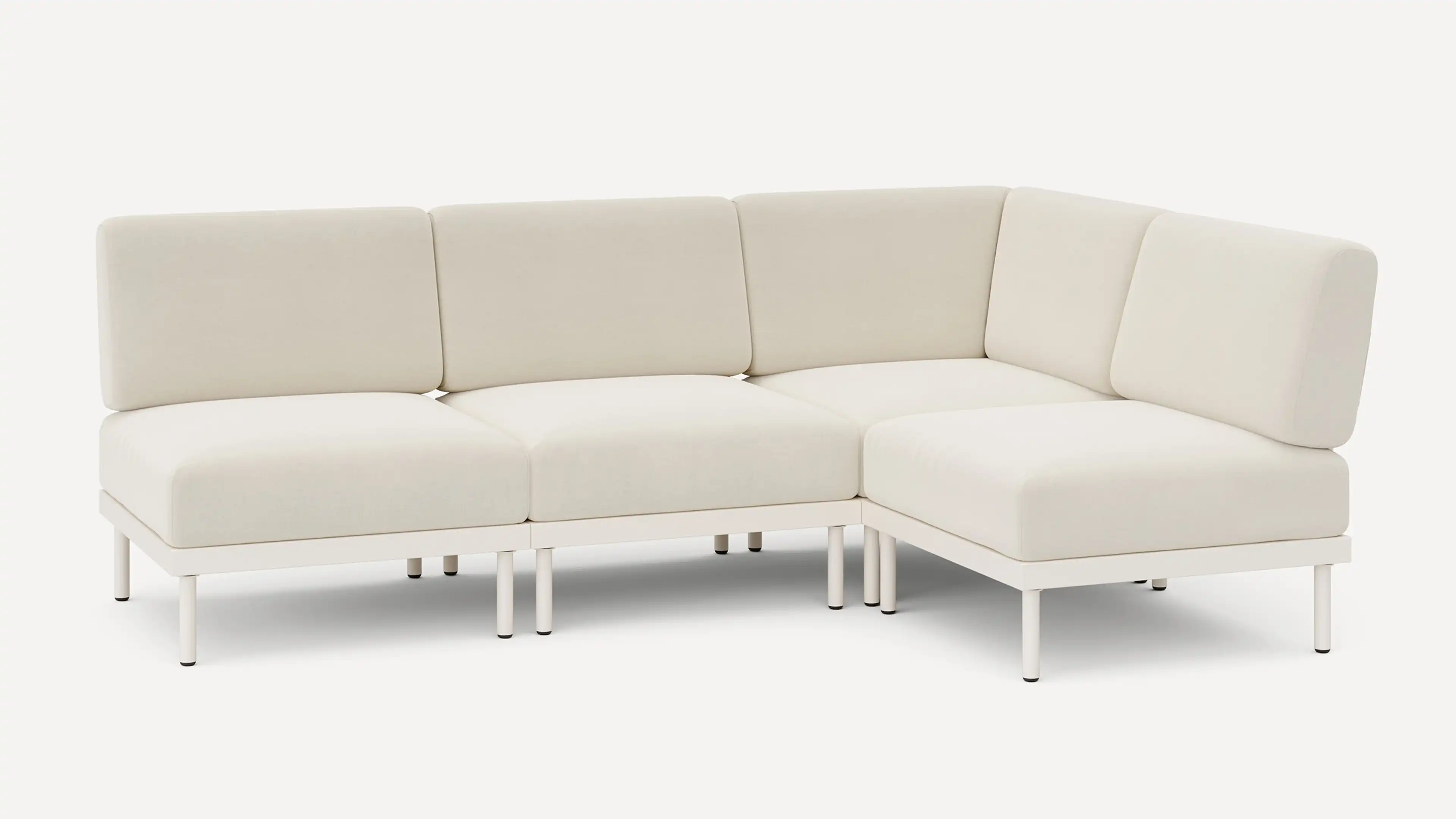 Relay Outdoor 4-Piece Armless Sectional