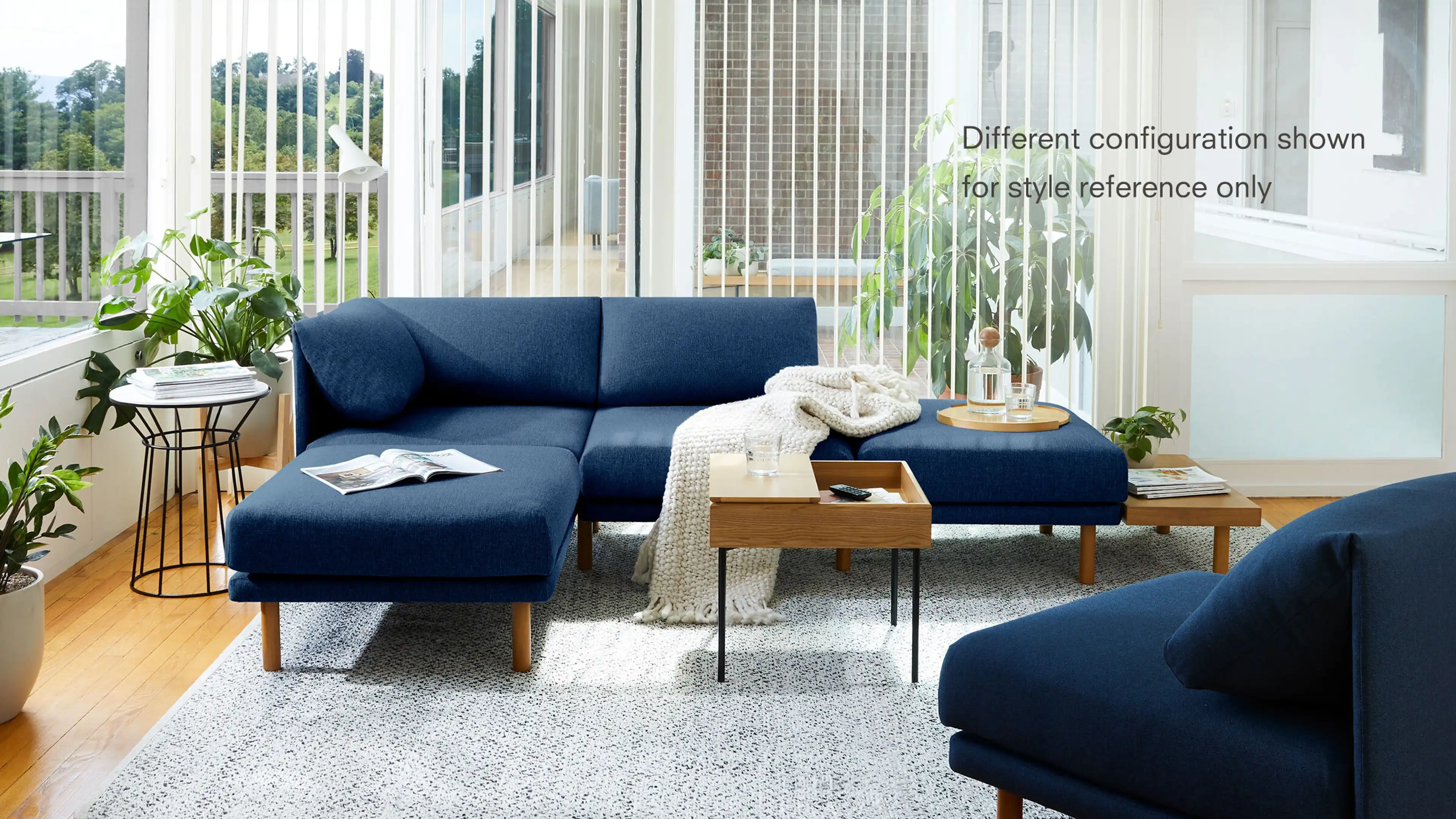 Range 3-Piece One Arm Sofa