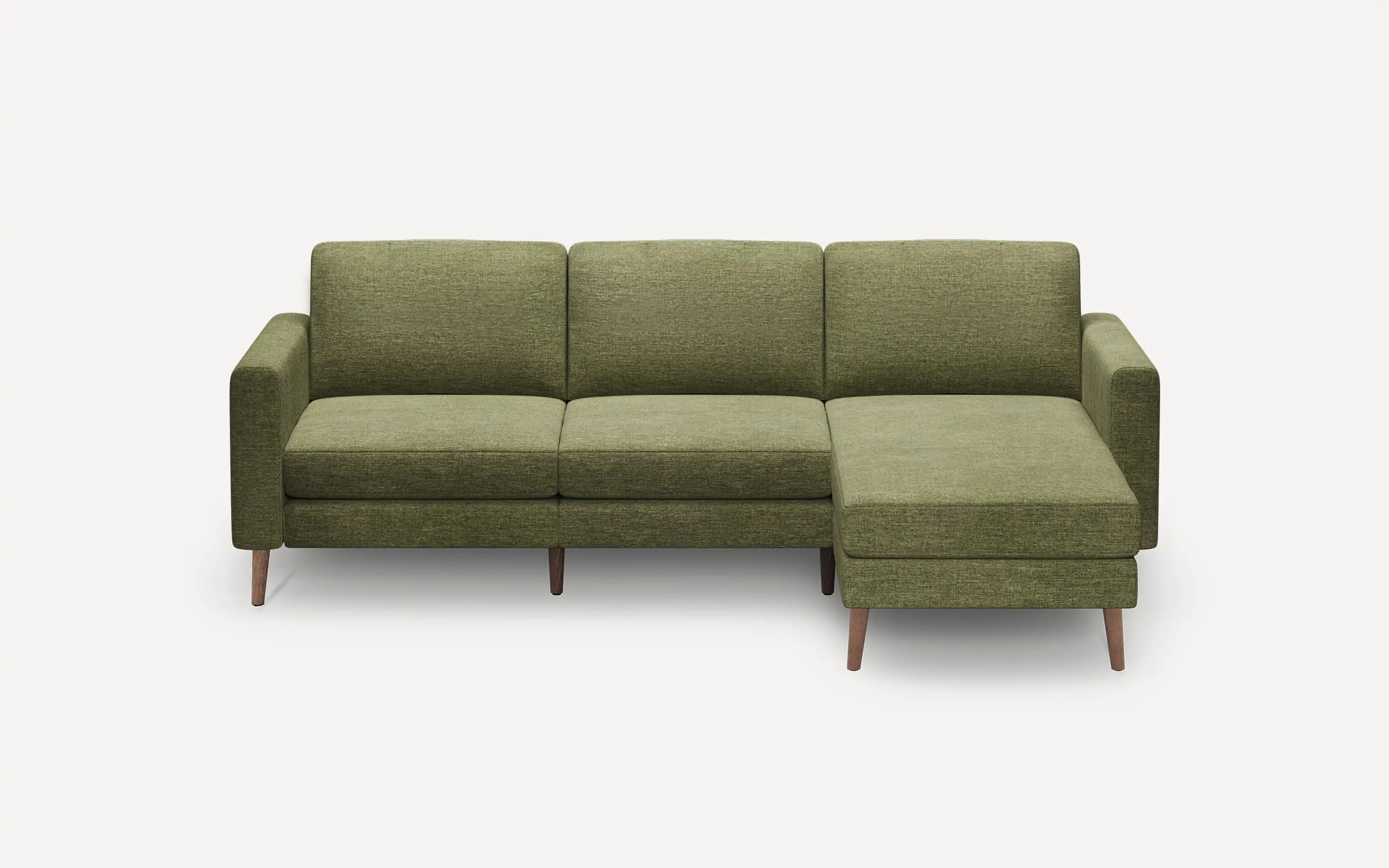 Original Nomad Chaise Sofa in Moss Green Fabric