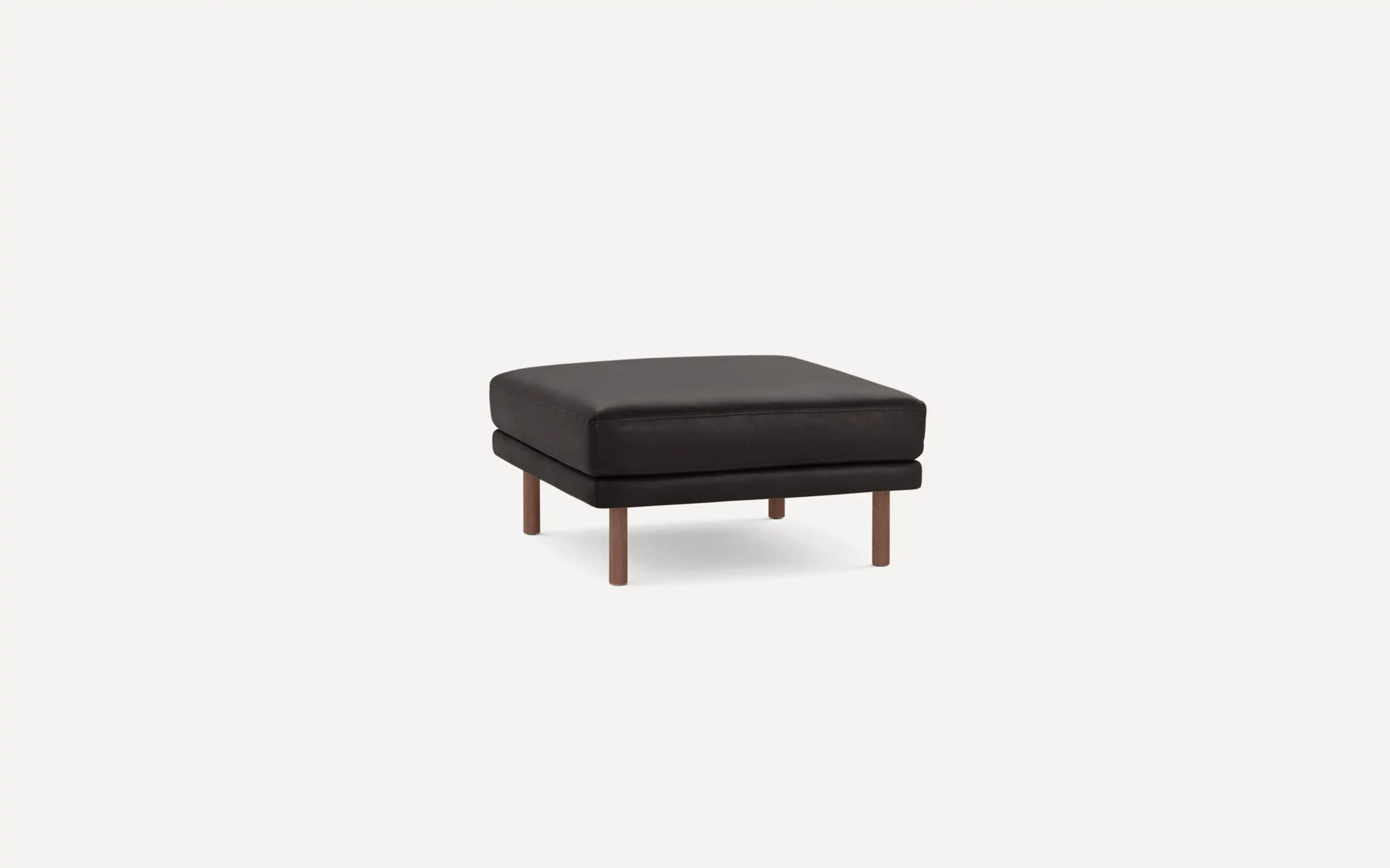 Field Leather Ottoman