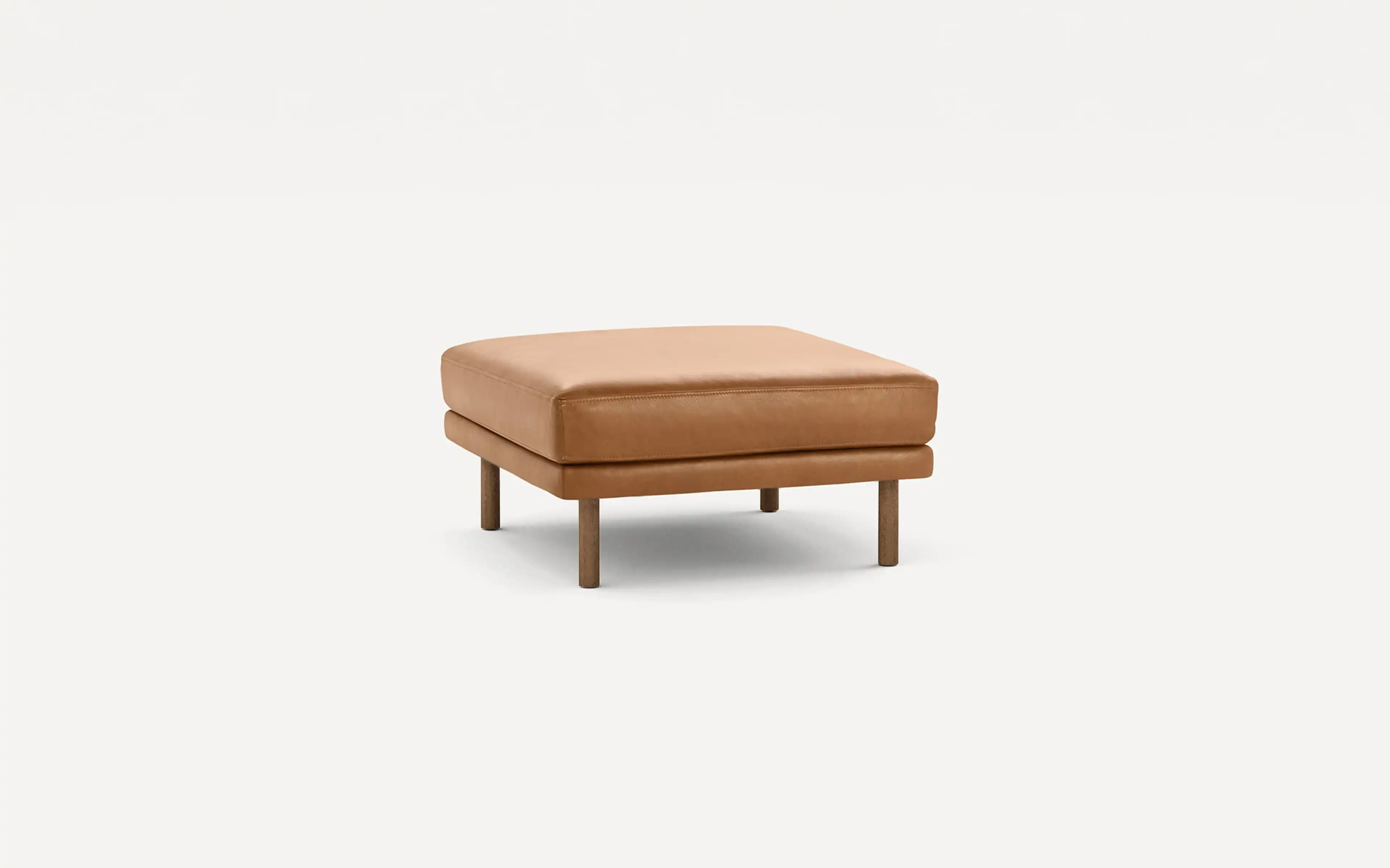 Field Leather Ottoman