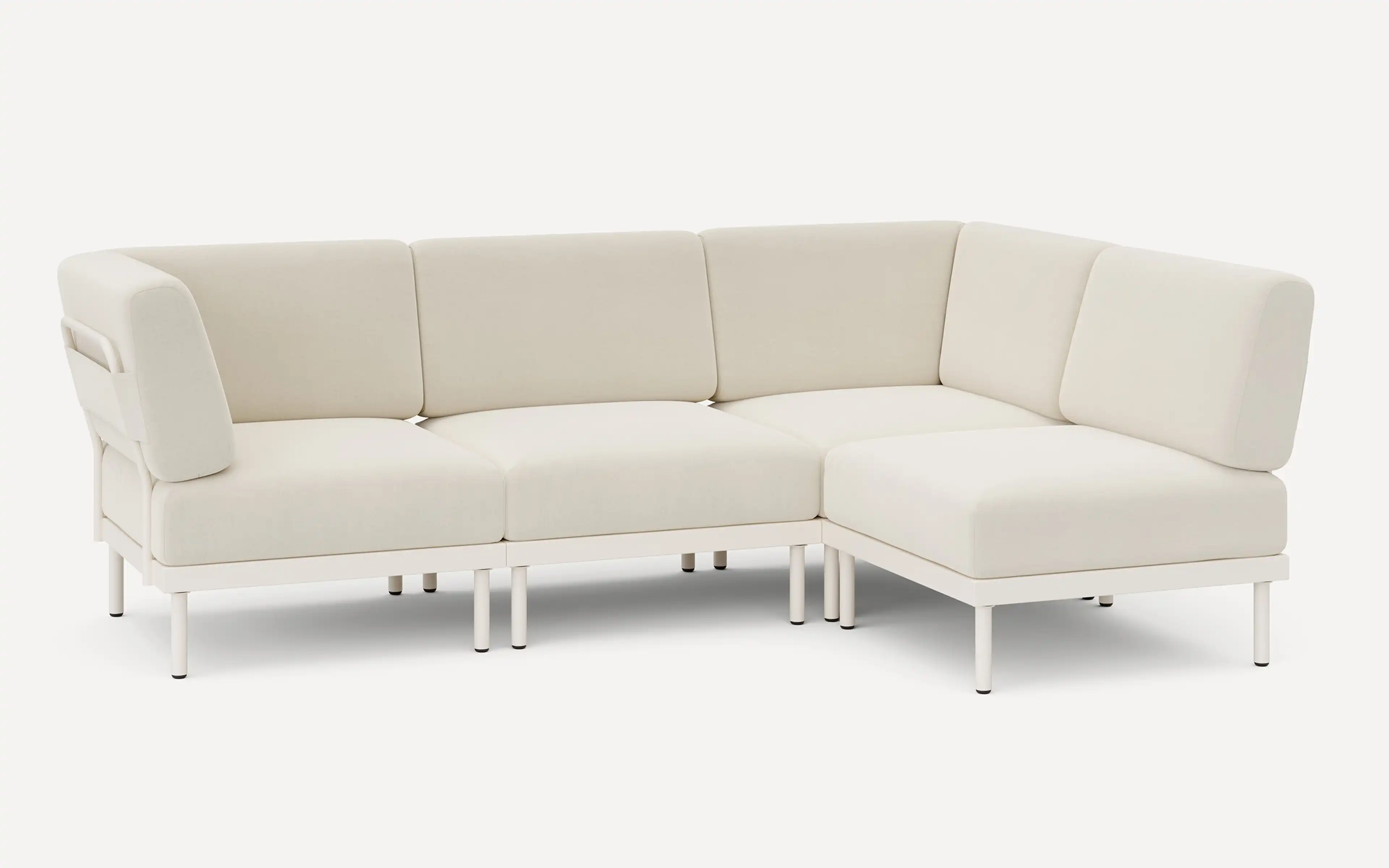 Relay Outdoor 4-Piece One Arm Sectional