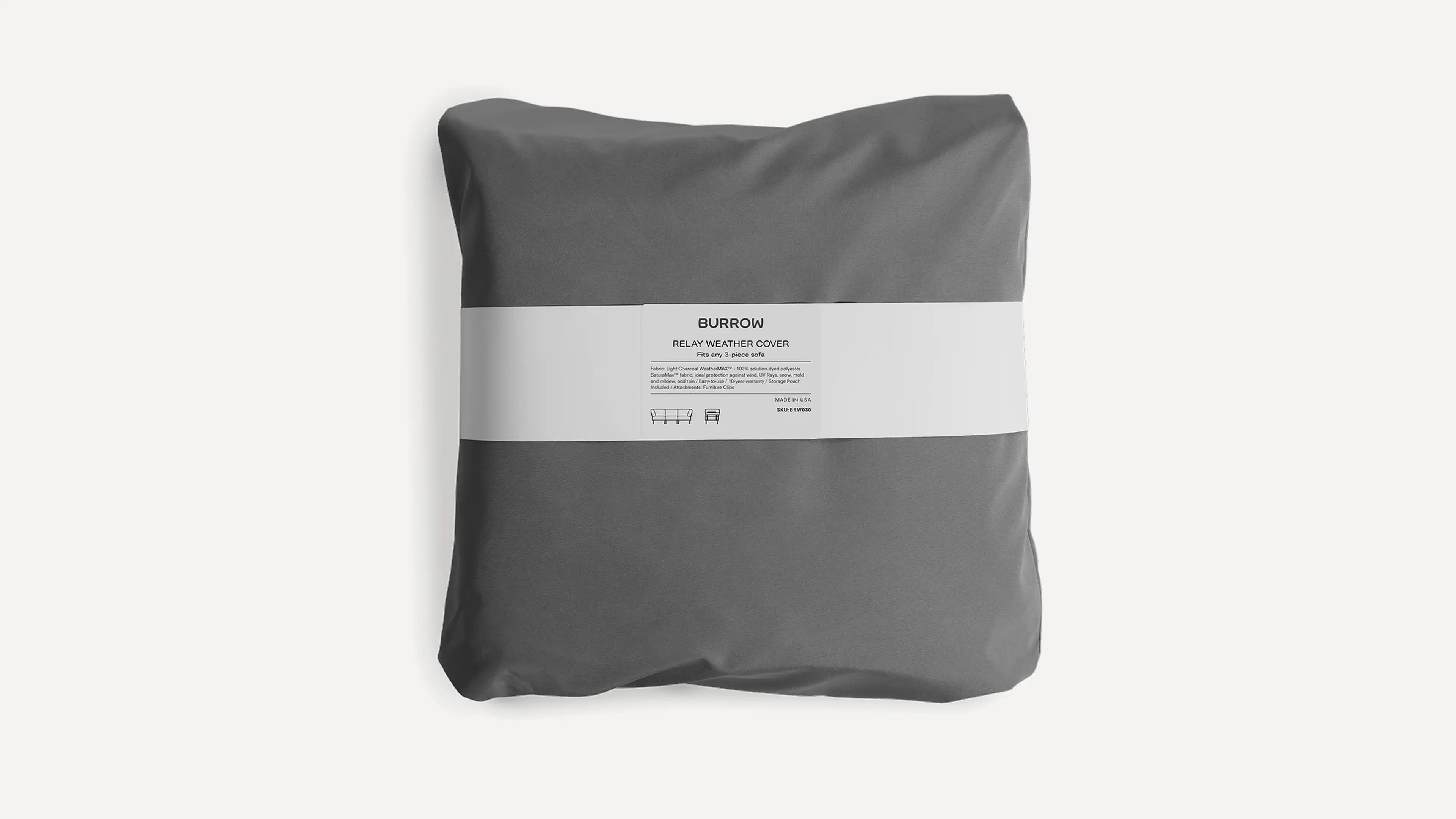 Relay 3-Piece Sofa Cover