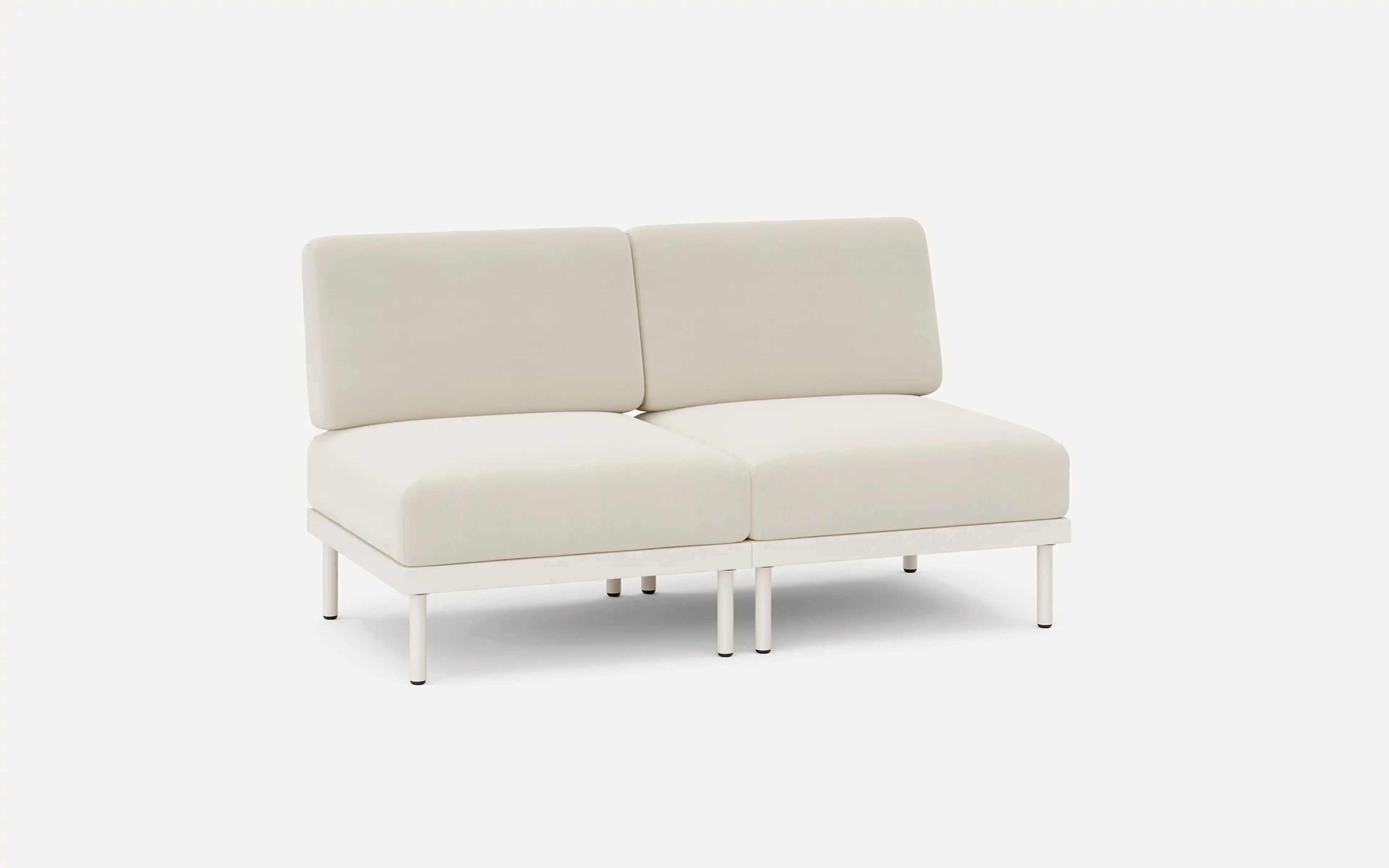 Relay Outdoor 2-Piece Armless Sofa