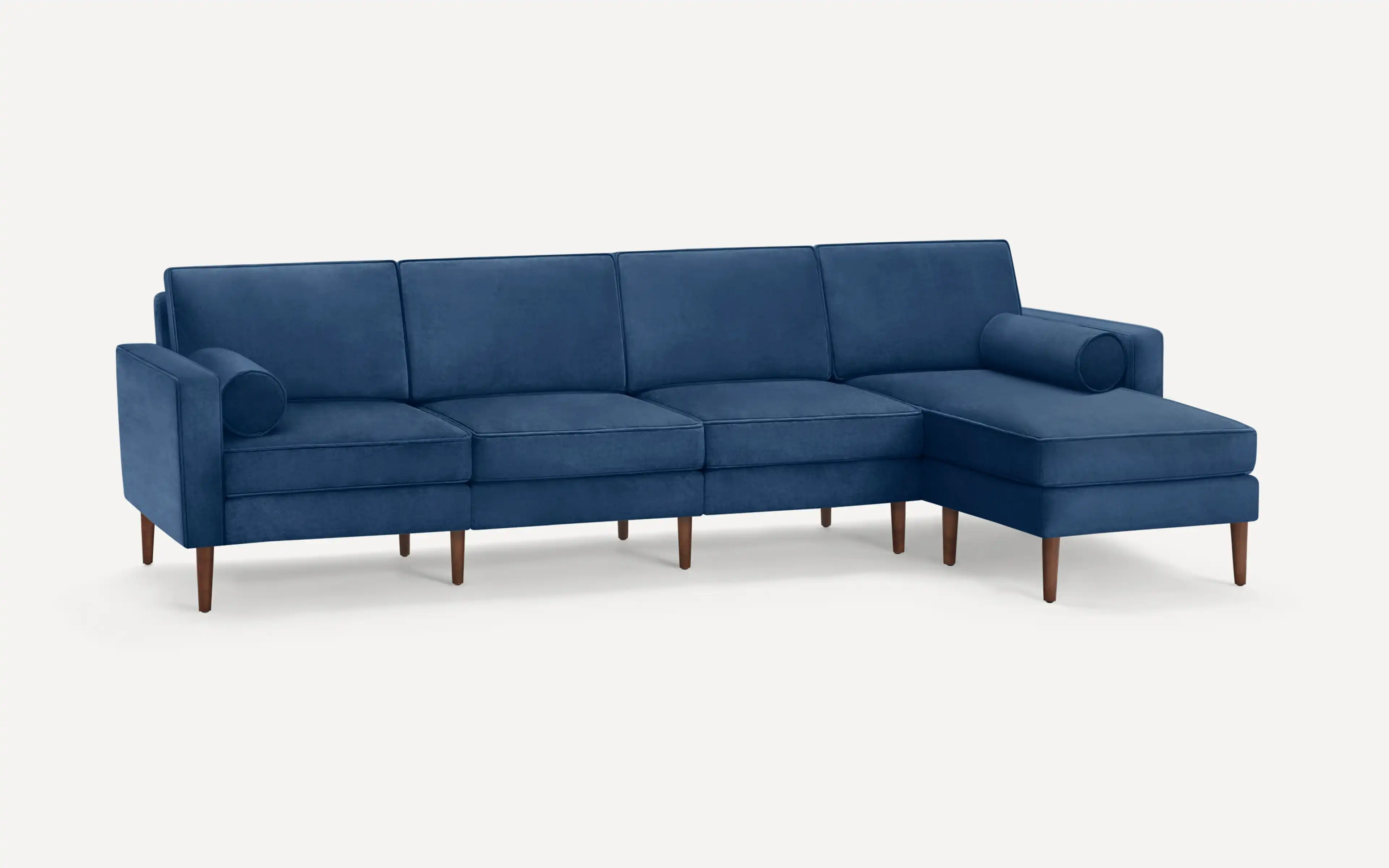 Original Nomad Chaise King Sofa in Midnight Velvet