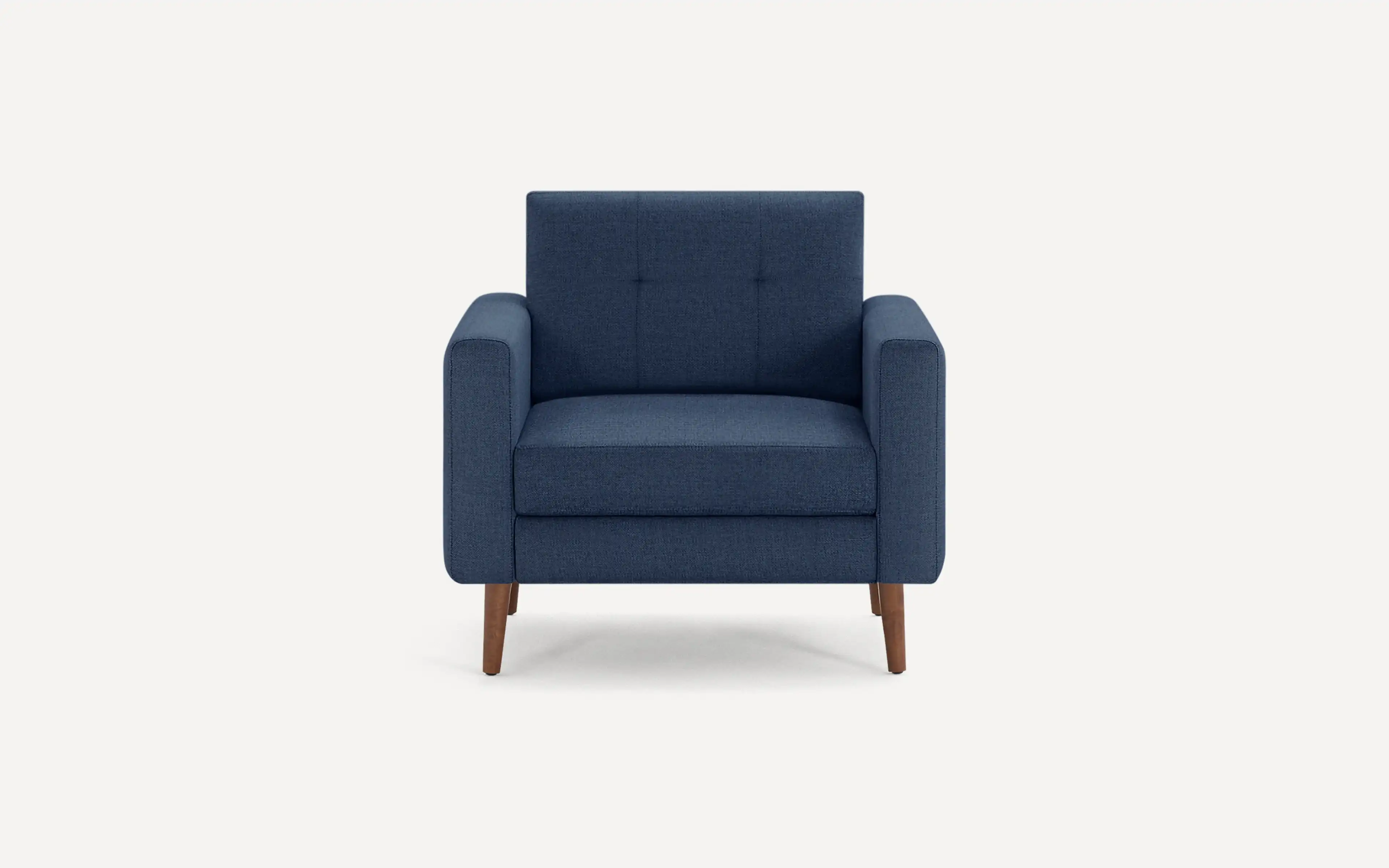 Original Nomad Armchair in Navy Blue Fabric