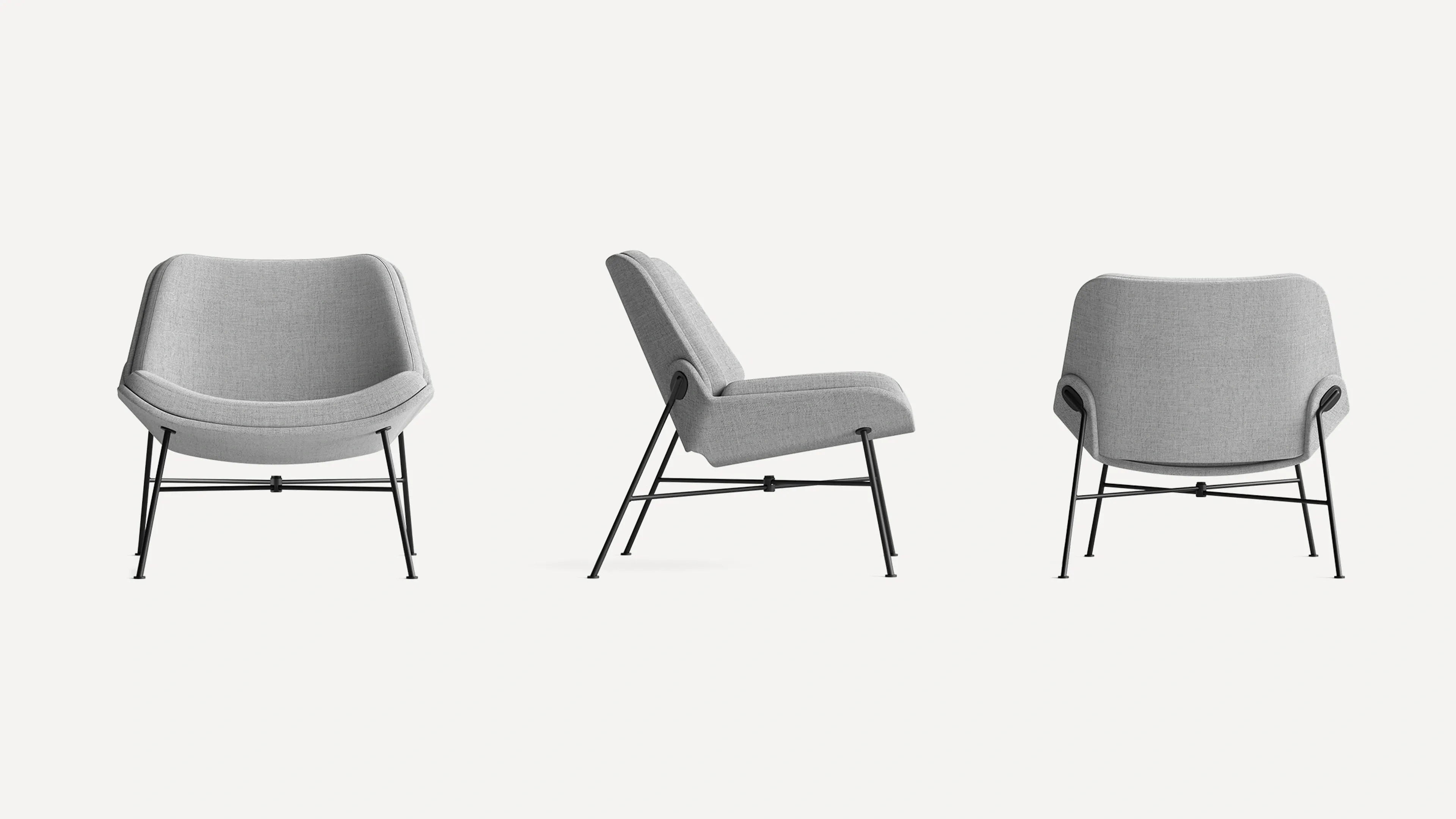 Vesper Fabric Lounge Chair