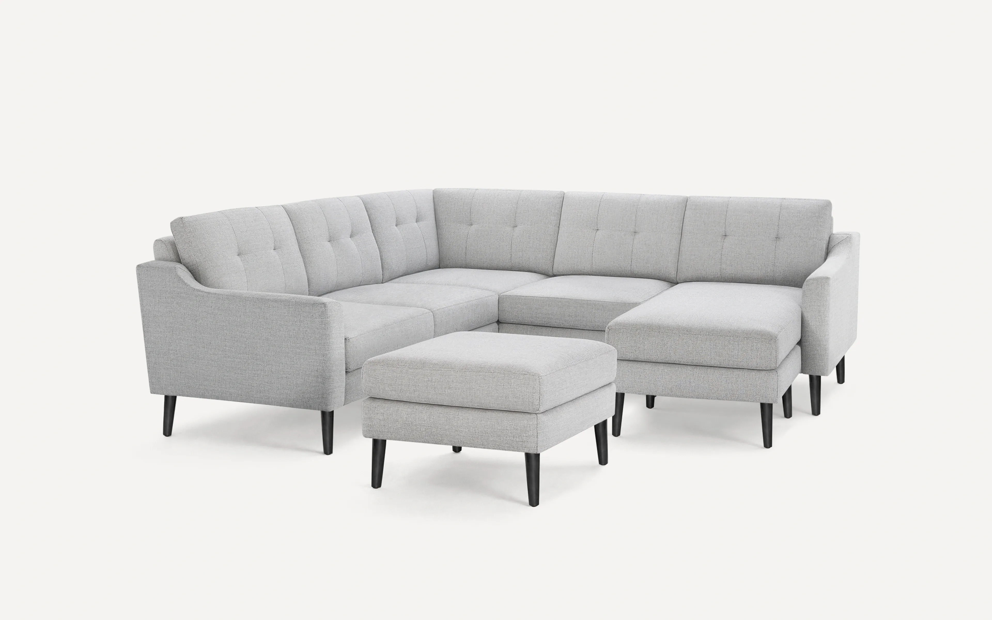Slope Nomad 5-Seat Corner Sectional with Chaise and Ottoman