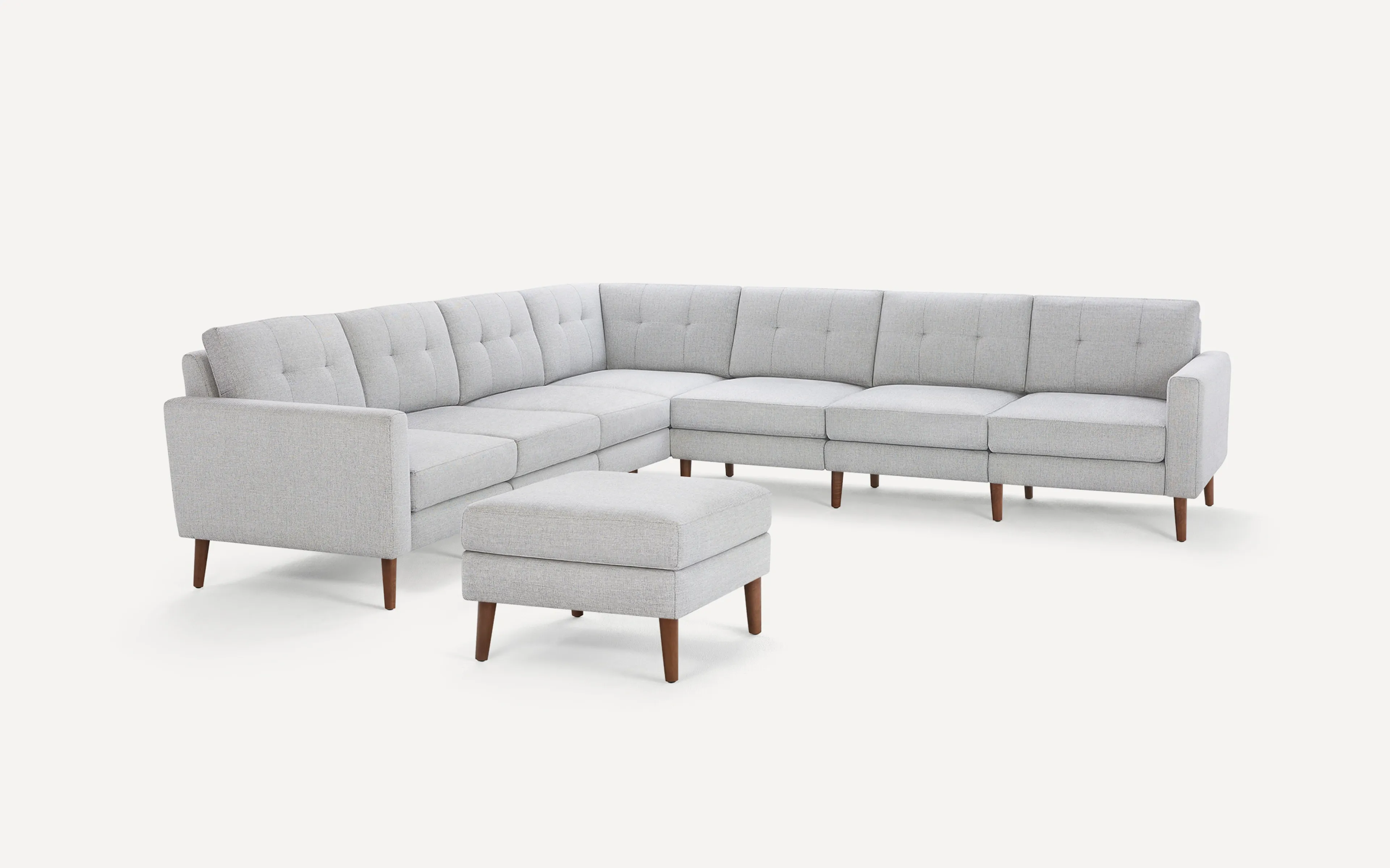 Block Nomad 7-Seat Corner Sectional with Ottoman