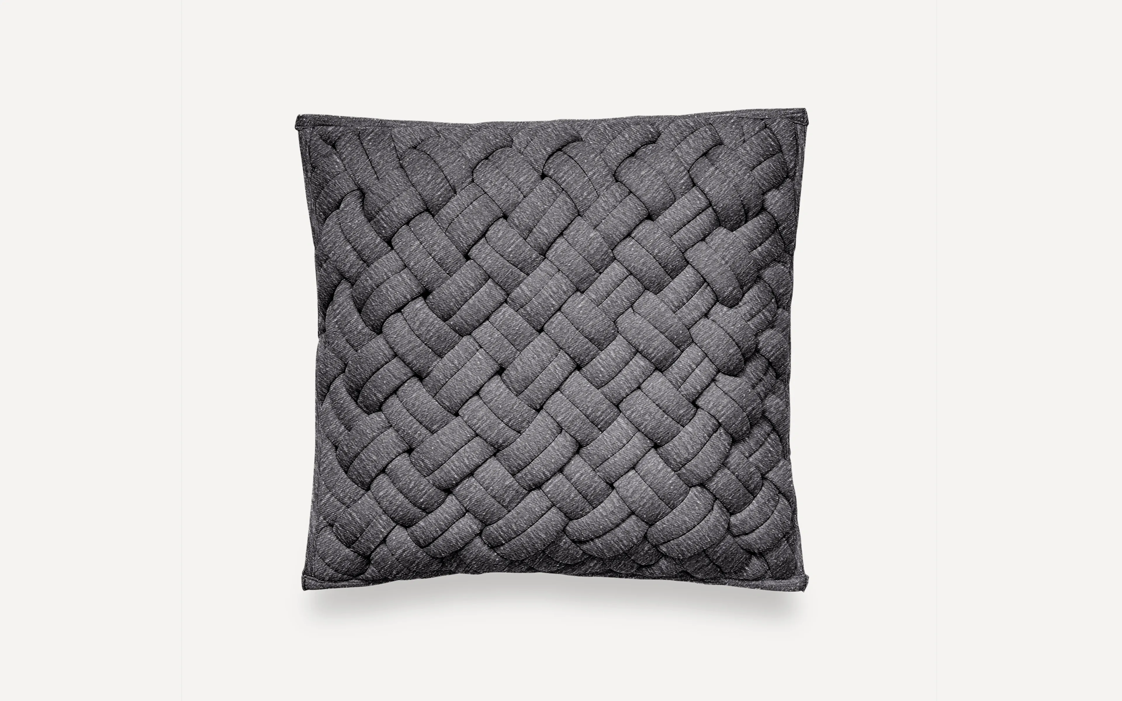 Gray Jersey Pillow Cover