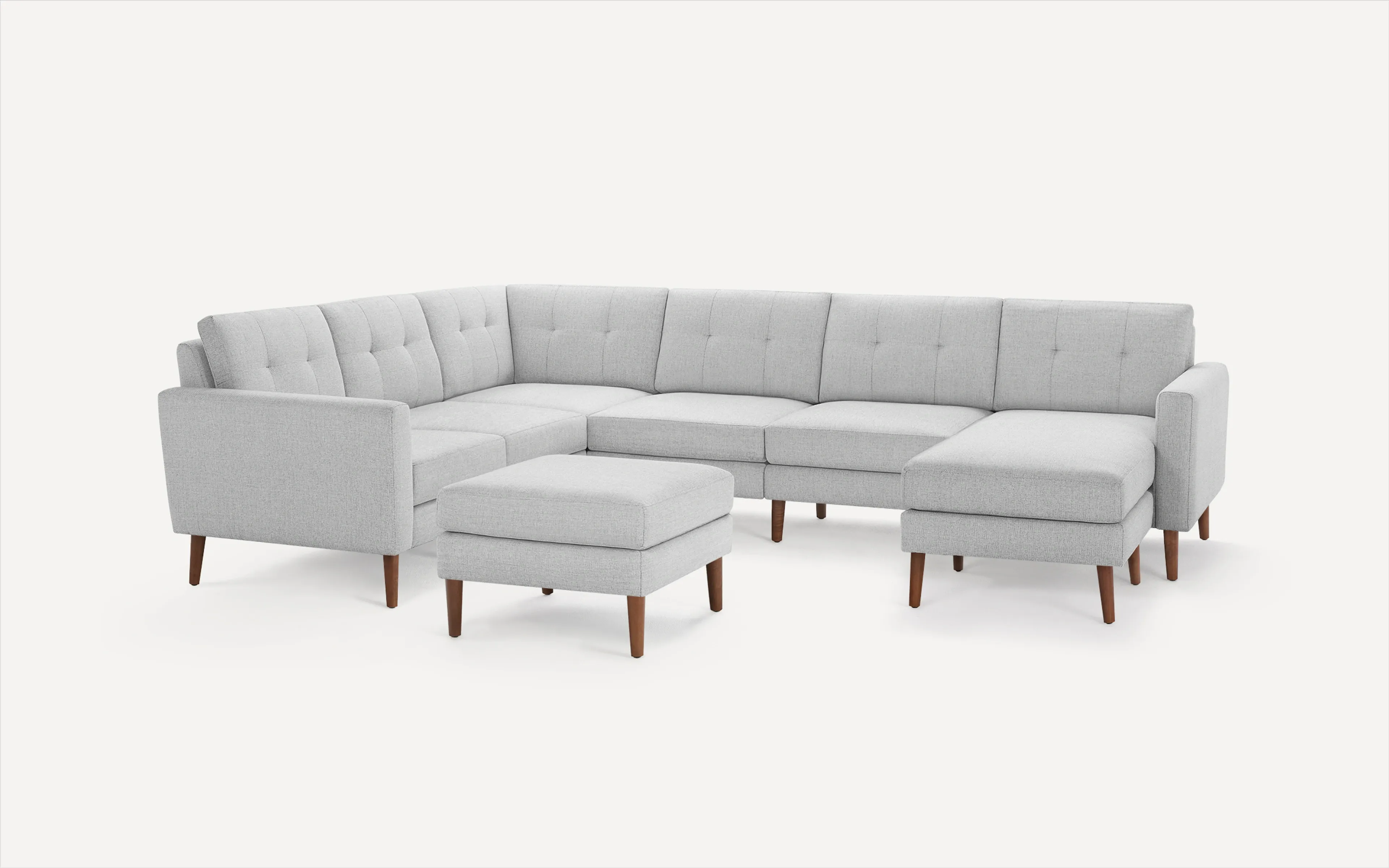 Block Nomad 6-Seat Corner Sectional with Chaise and Ottoman