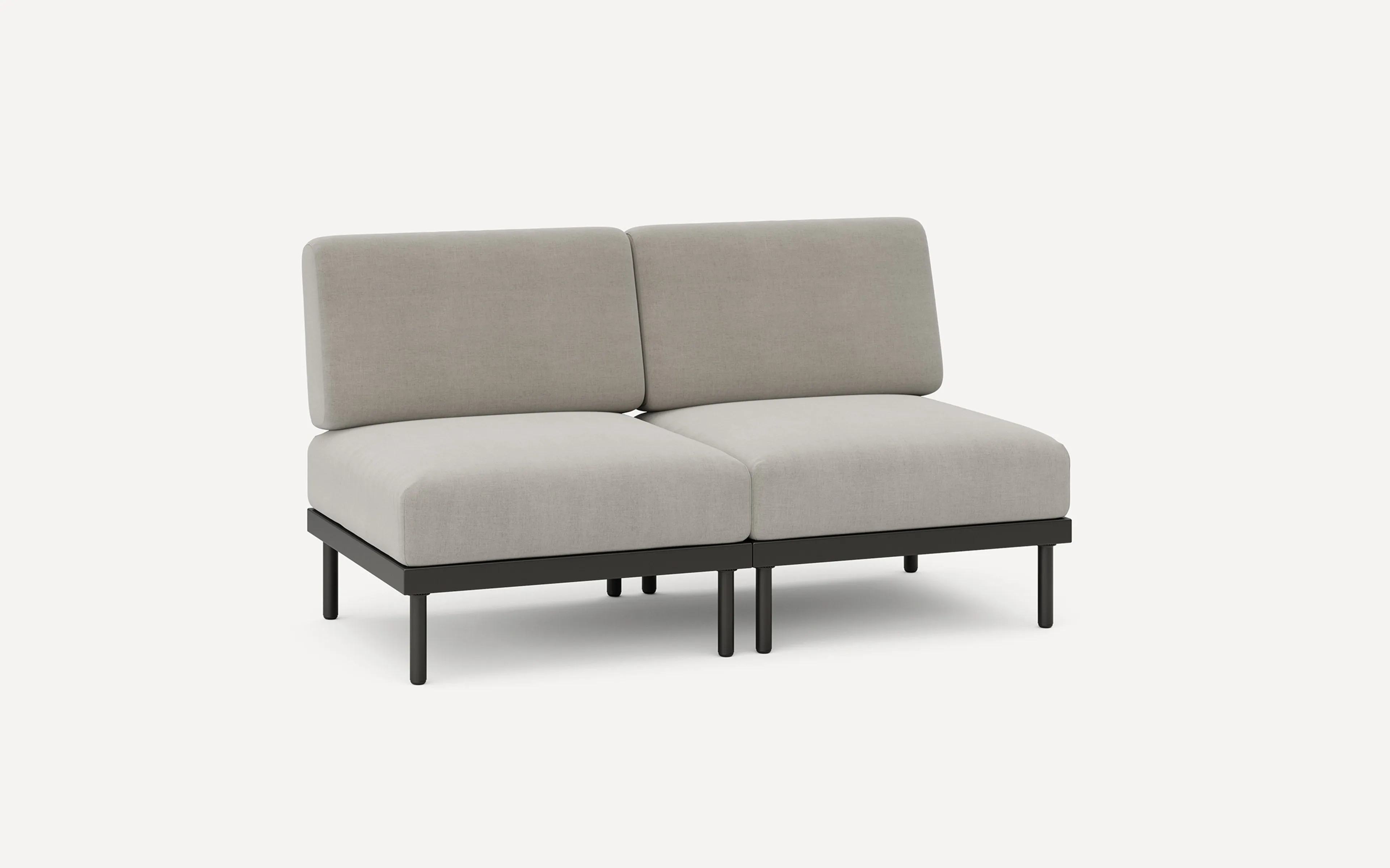 Relay Outdoor 2-Piece Armless Sofa