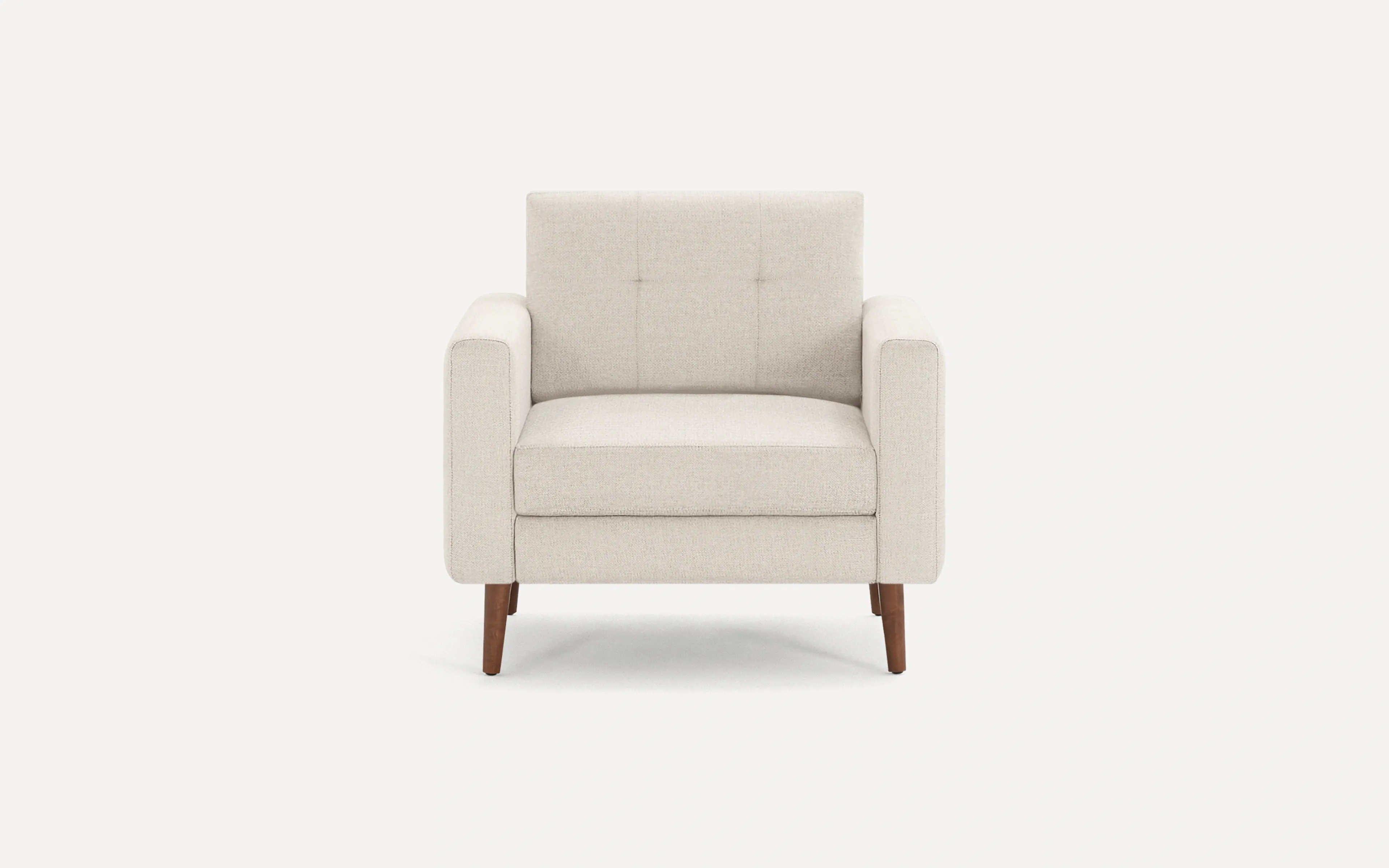 Original Nomad Armchair in Ivory Fabric