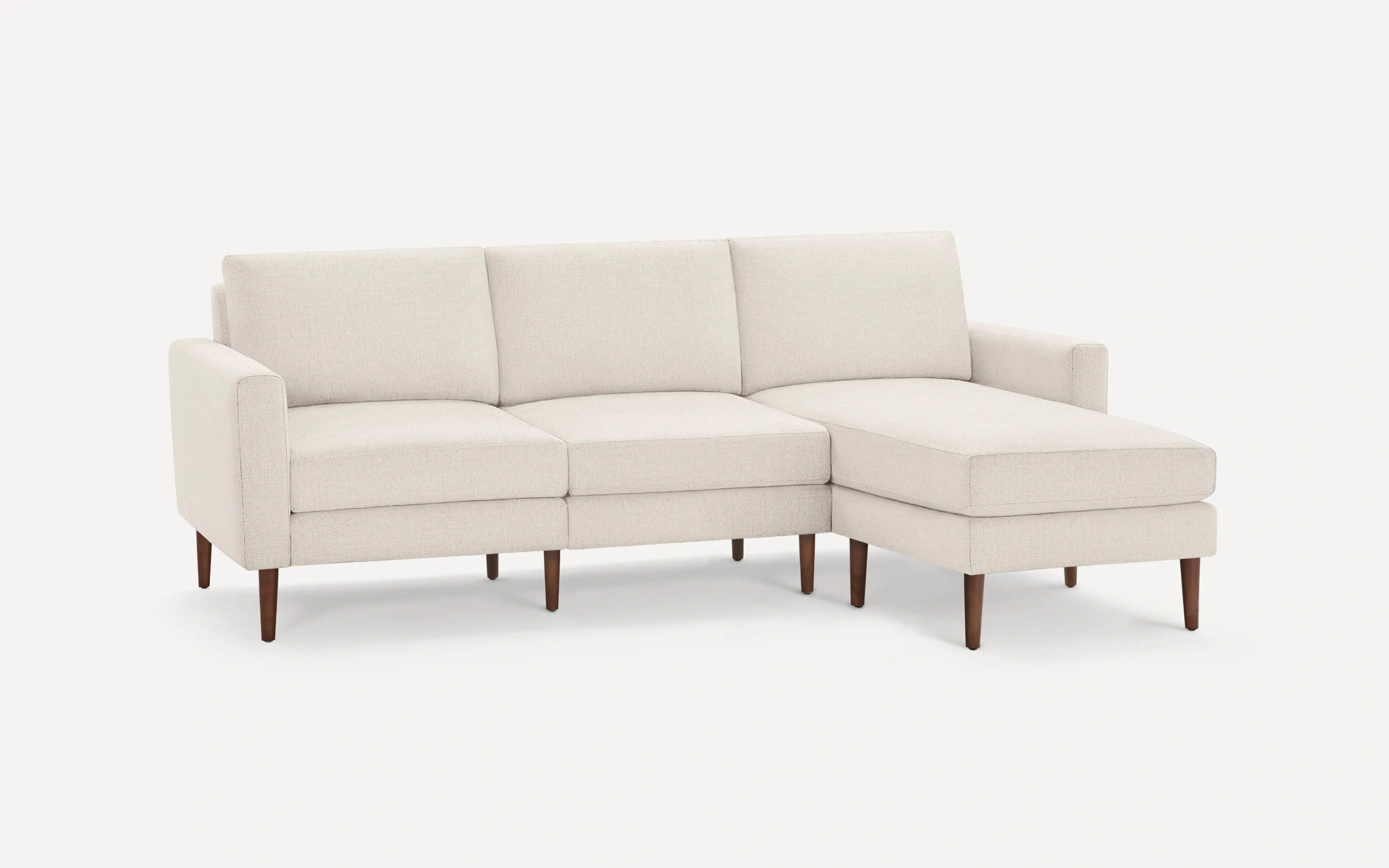 Original Nomad Chaise Sofa in Ivory Fabric