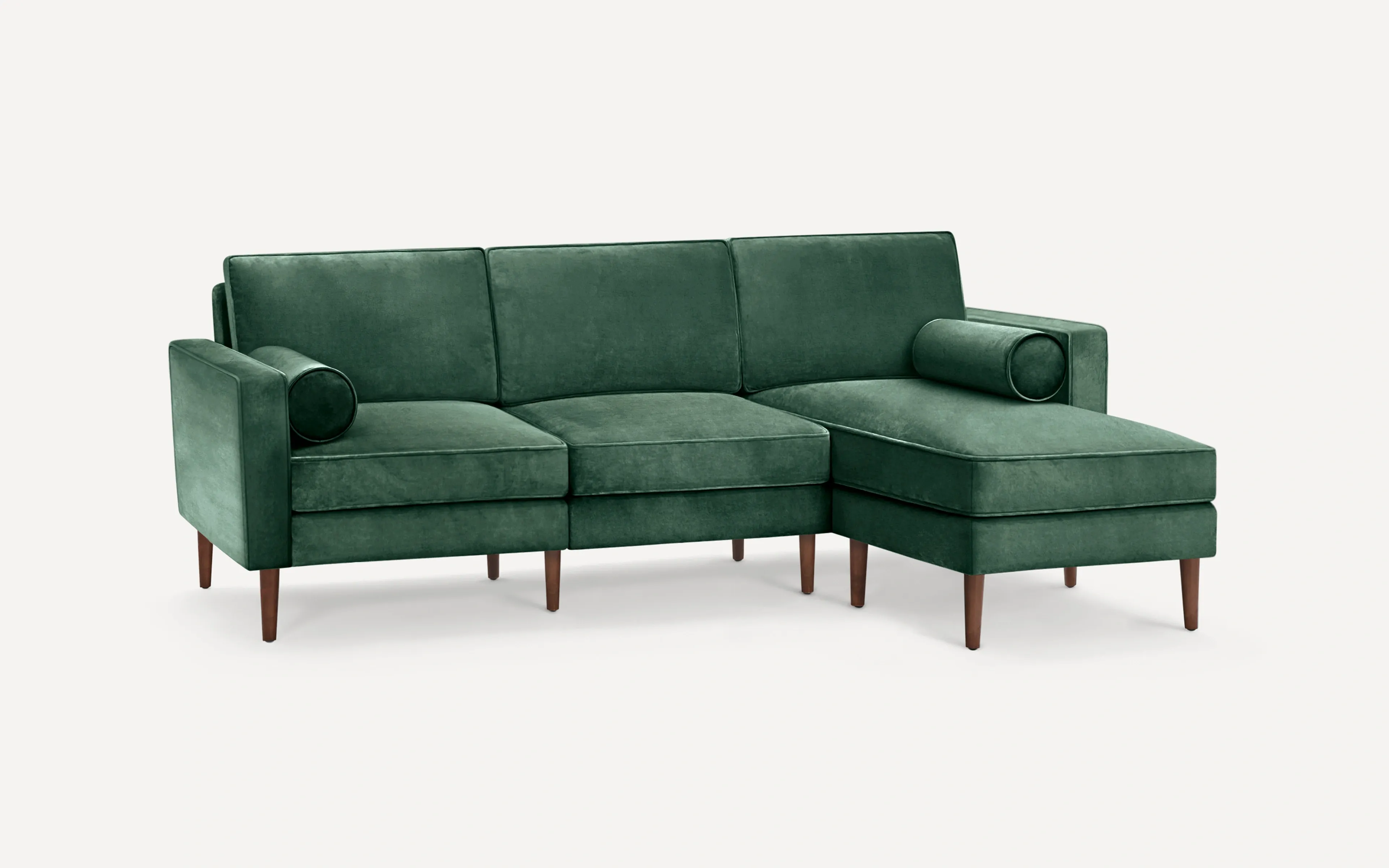 Original Nomad Chaise Sofa in Jade Velvet