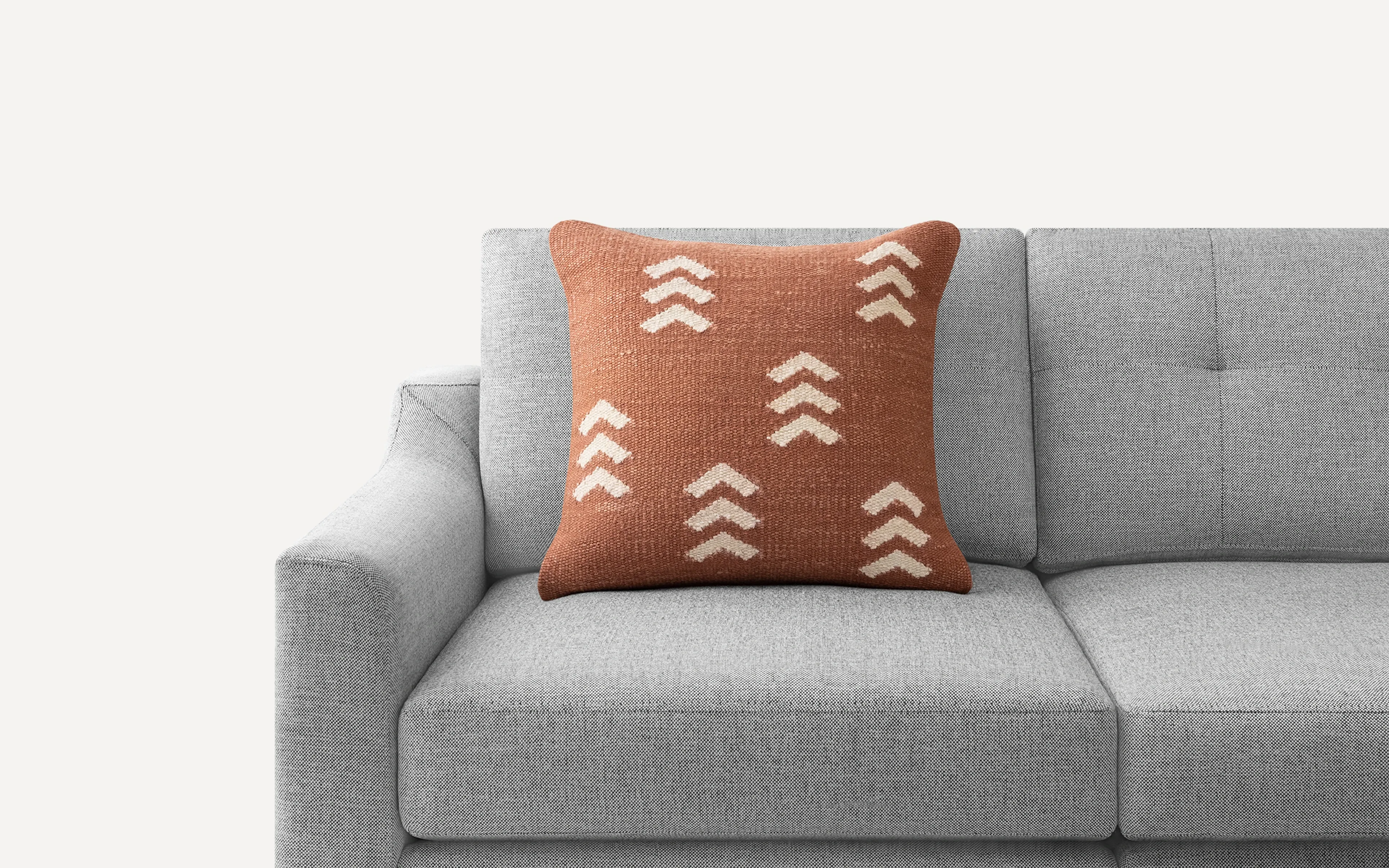 Chevron Hand-tufted Pillow Cover