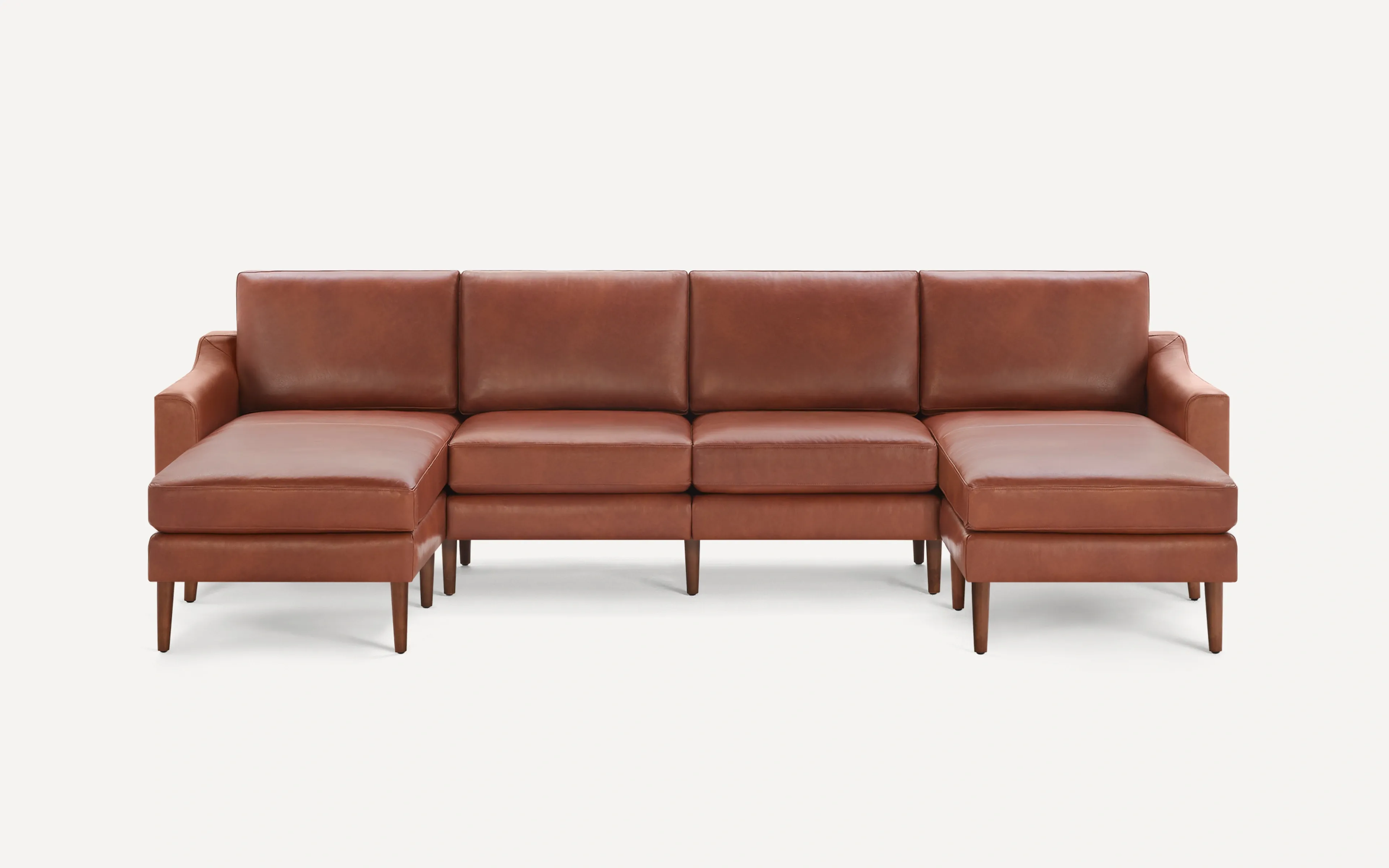 Original King Sofa in Chestnut Leather