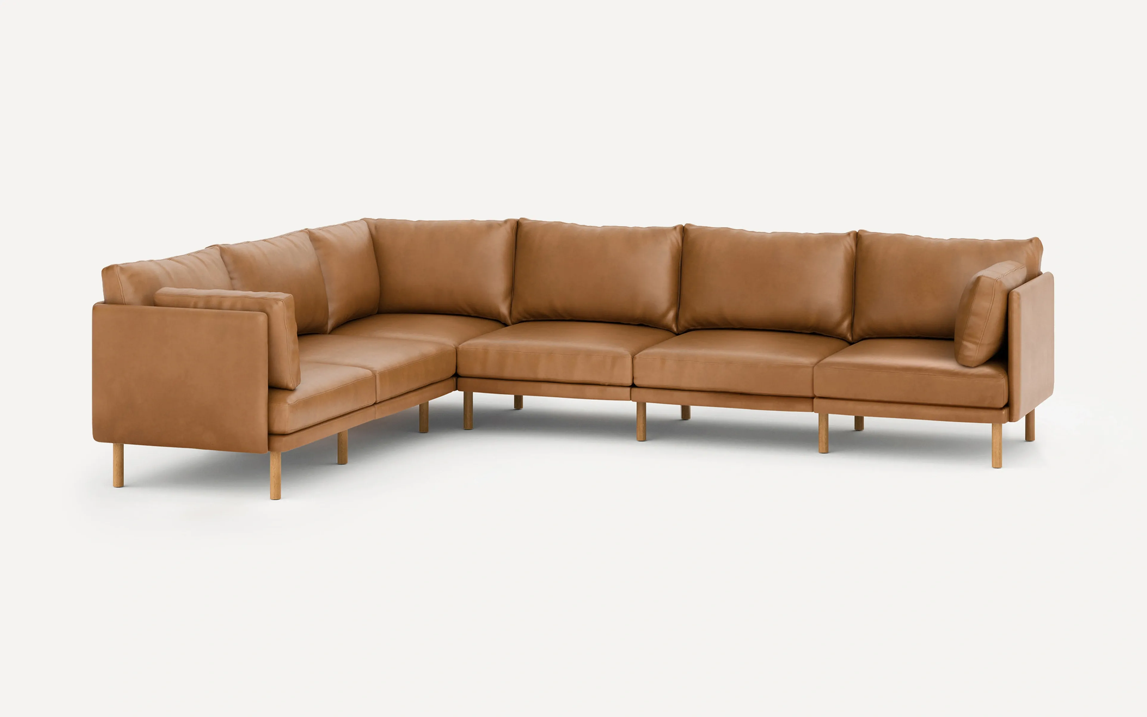Field Leather 6-Piece Sectional