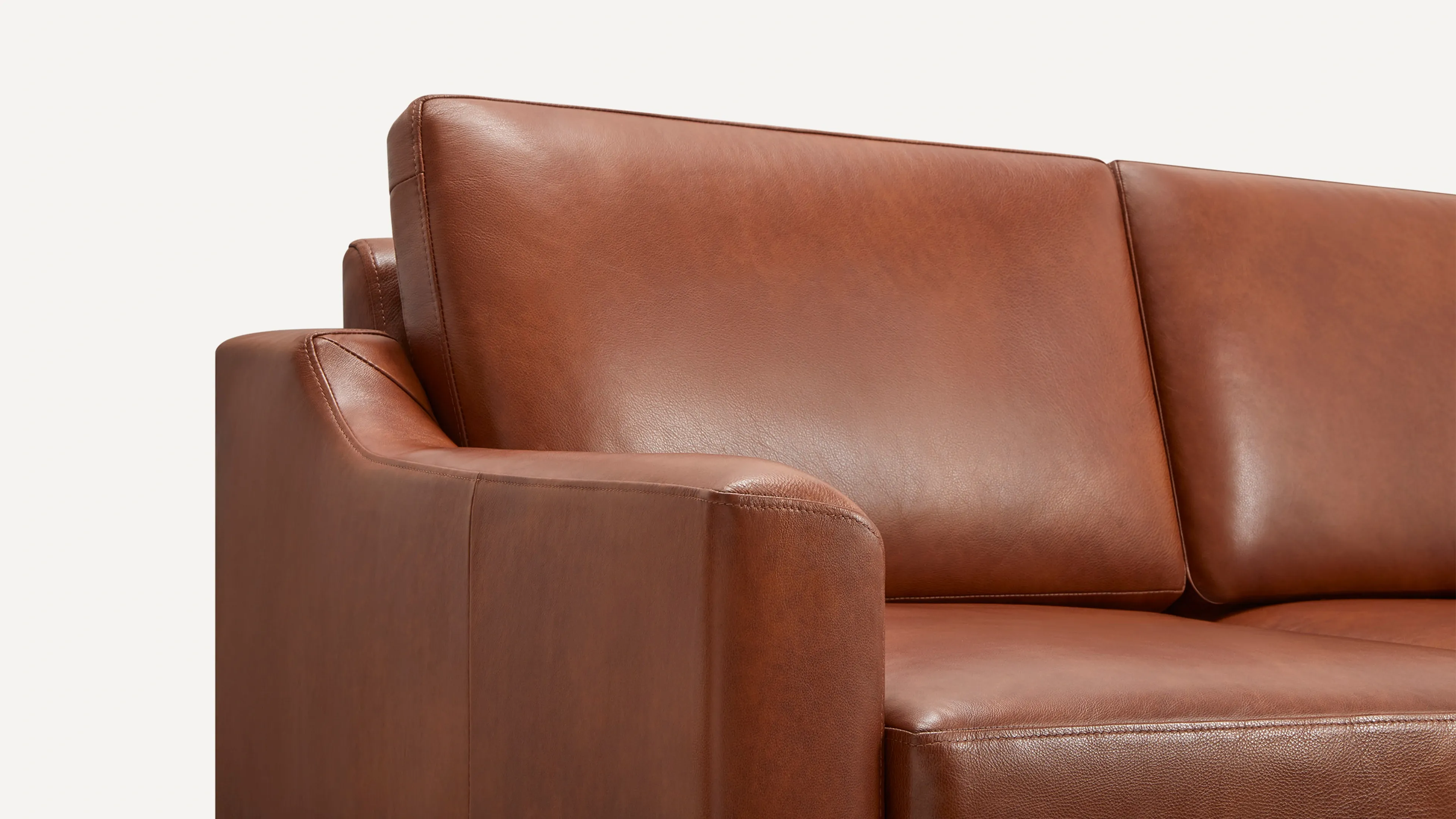 Original Nomad King Sofa in Chestnut Leather