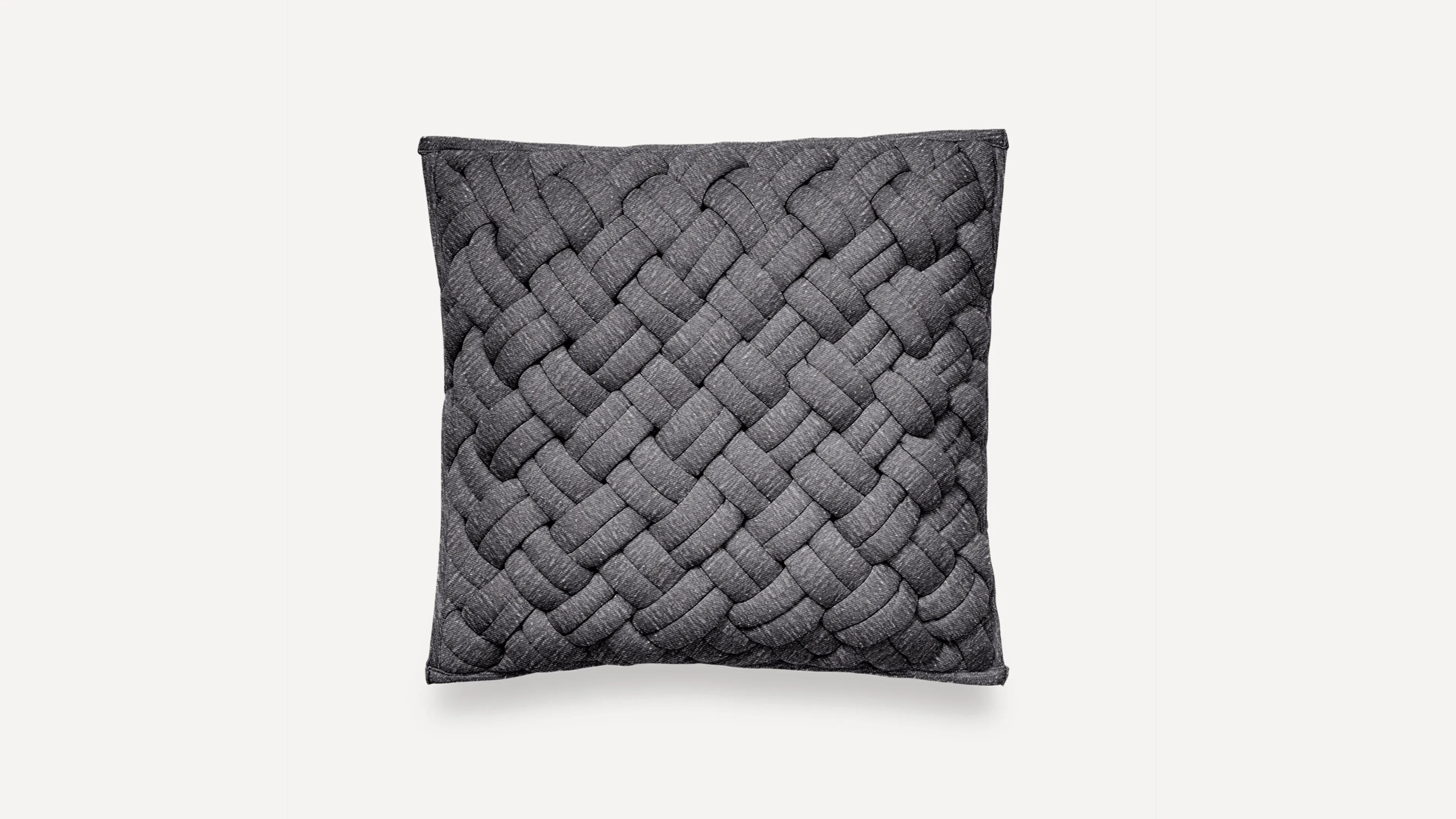 Gray Jersey Pillow Cover