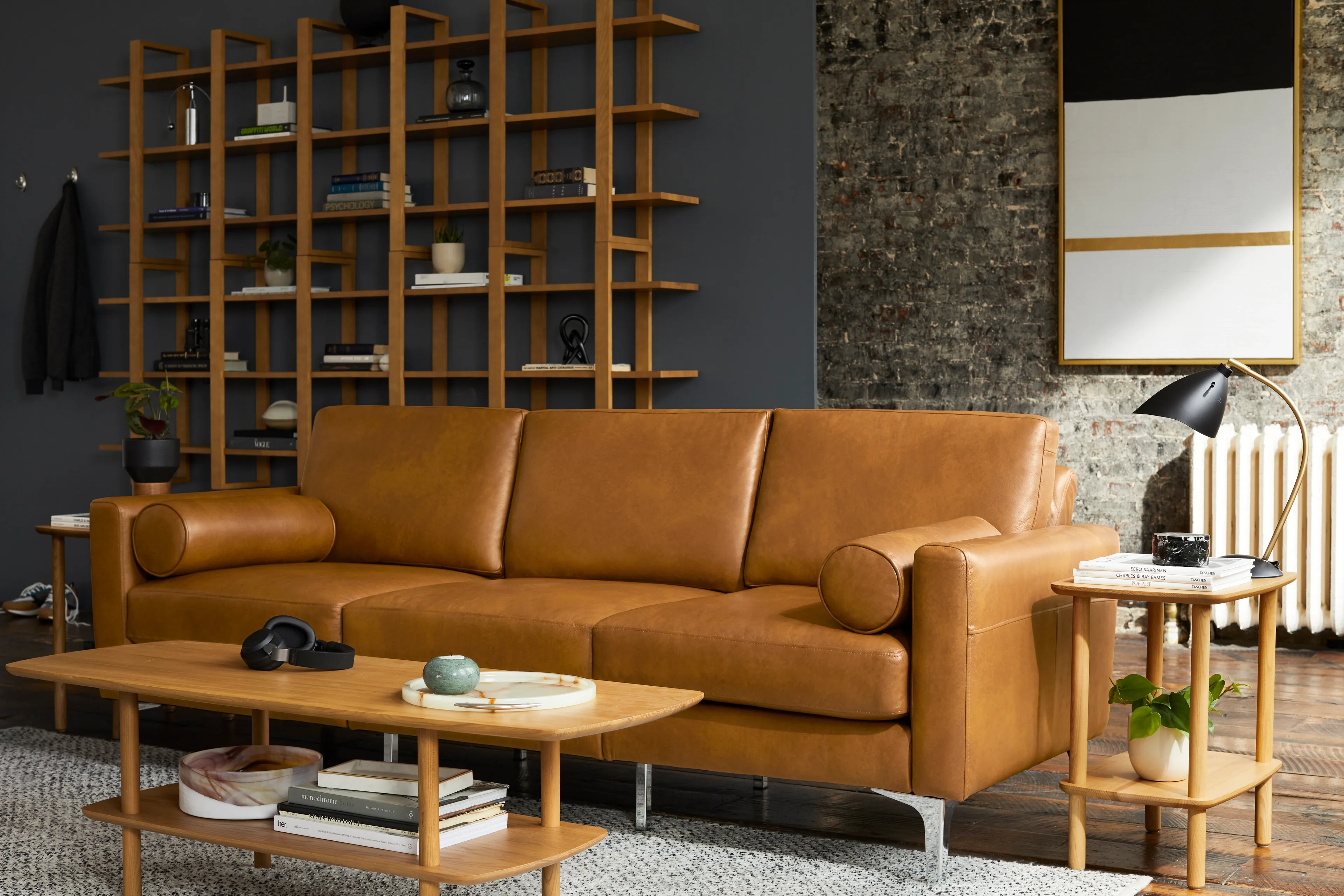 Original Nomad Sofa in Chestnut Leather
