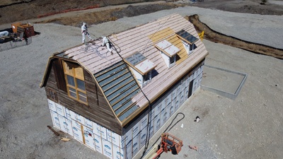 elastochem case study Barn Restoration in Cochrane, Cochrane, AB