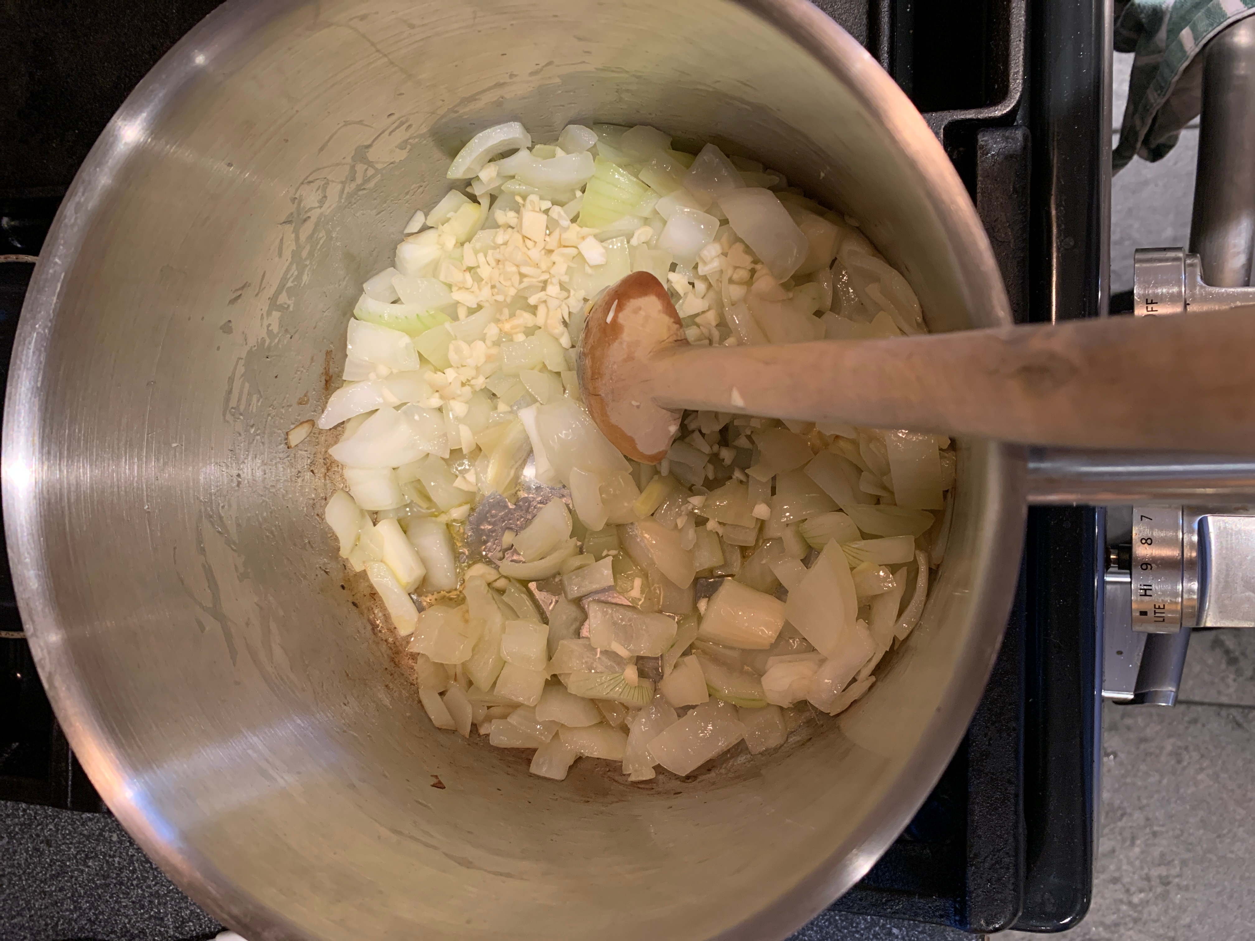 Step 2 for the Fasulye Yemegi recipe