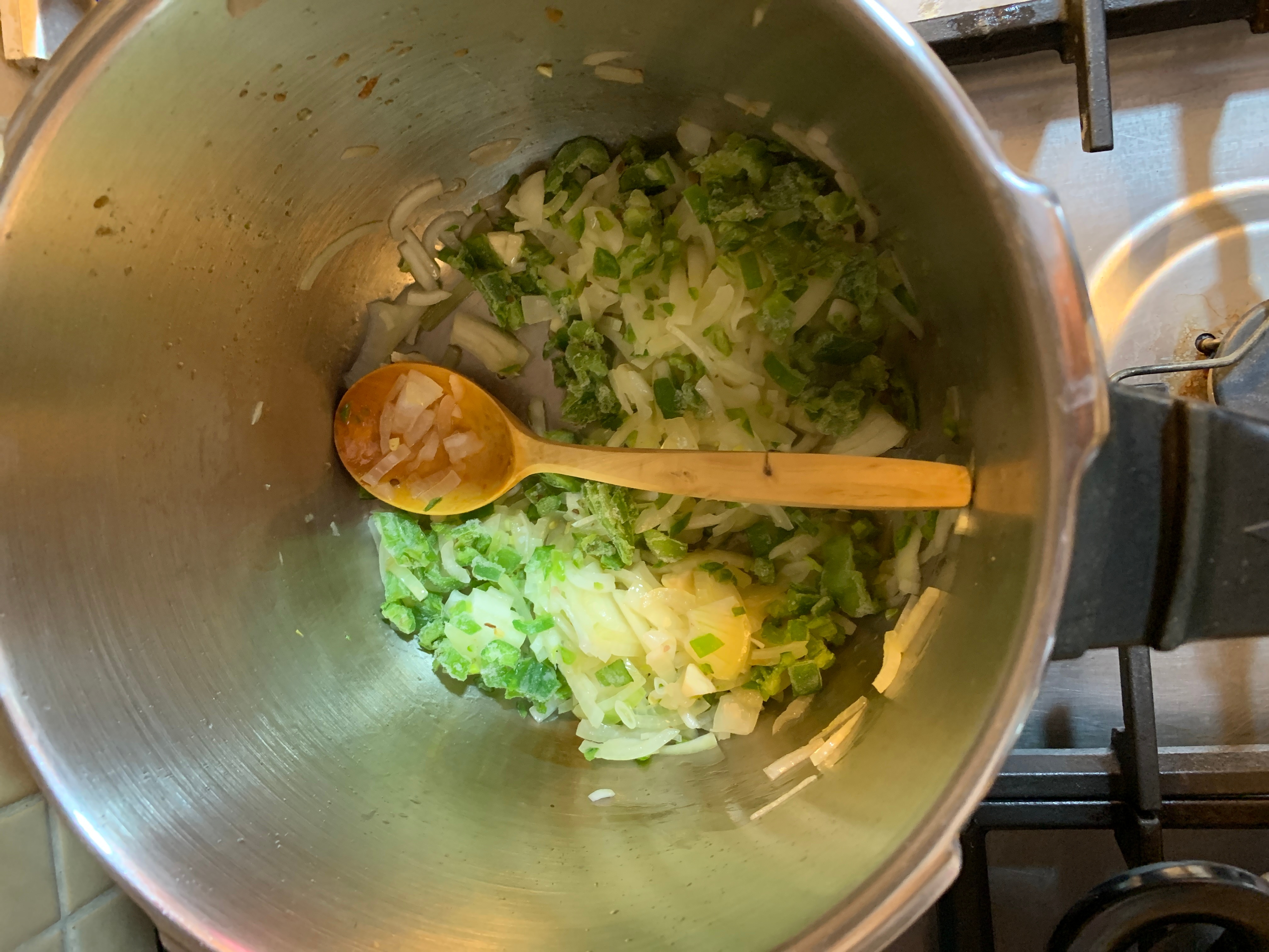 Step 3 for the Barbunya recipe
