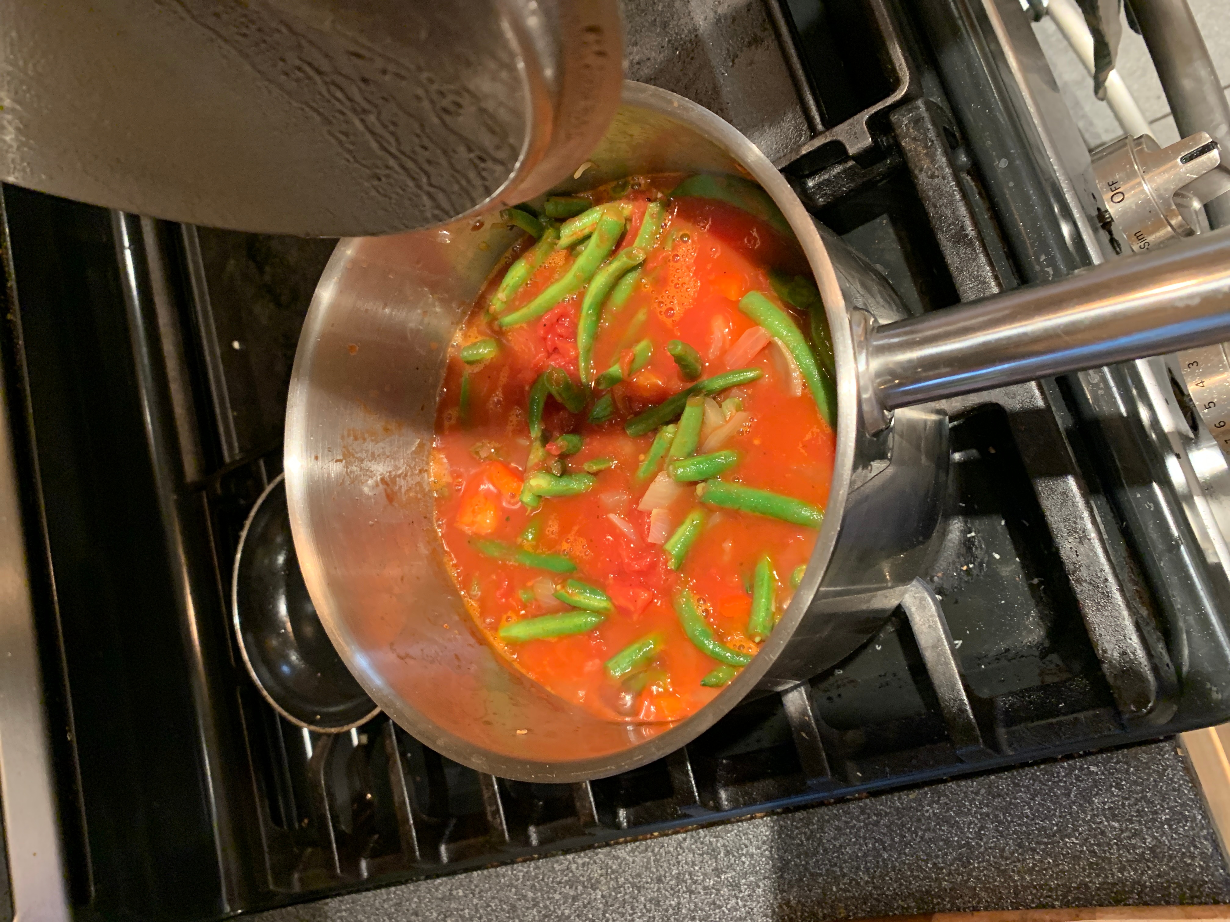 Step 5 for the Fasulye Yemegi recipe