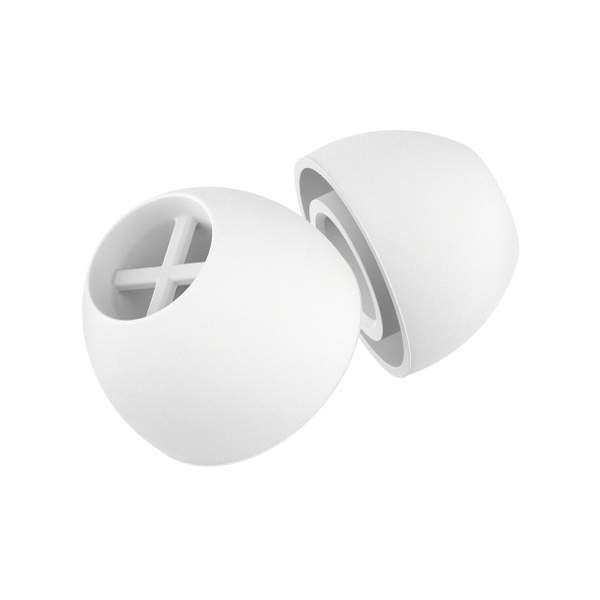 MOMENTUM TW 3 Silicone Ear Adapter, white, 5 pair (S)