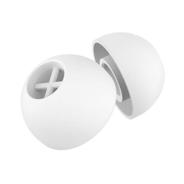 MOMENTUM TW 3 Silicone Ear Adapter, white, 5 pair (M)