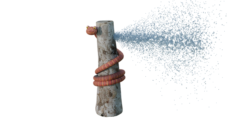 Serpent dans l'arbre