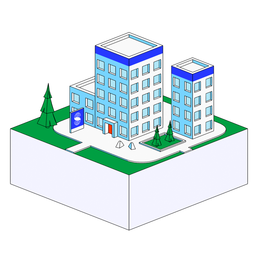 Illustration of a building