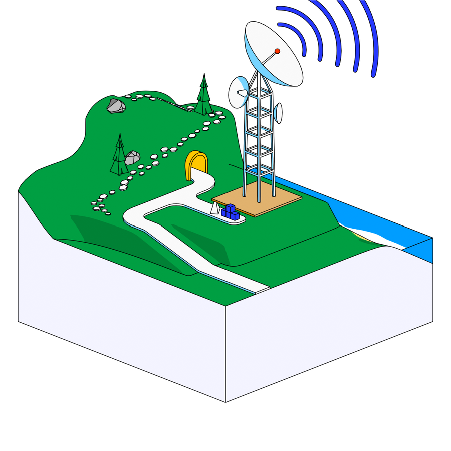 Illustration of a radio