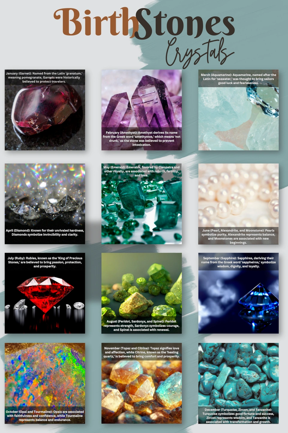 Birthstones: A Journey Through Time, Myth, and Meaning  The Mythical 