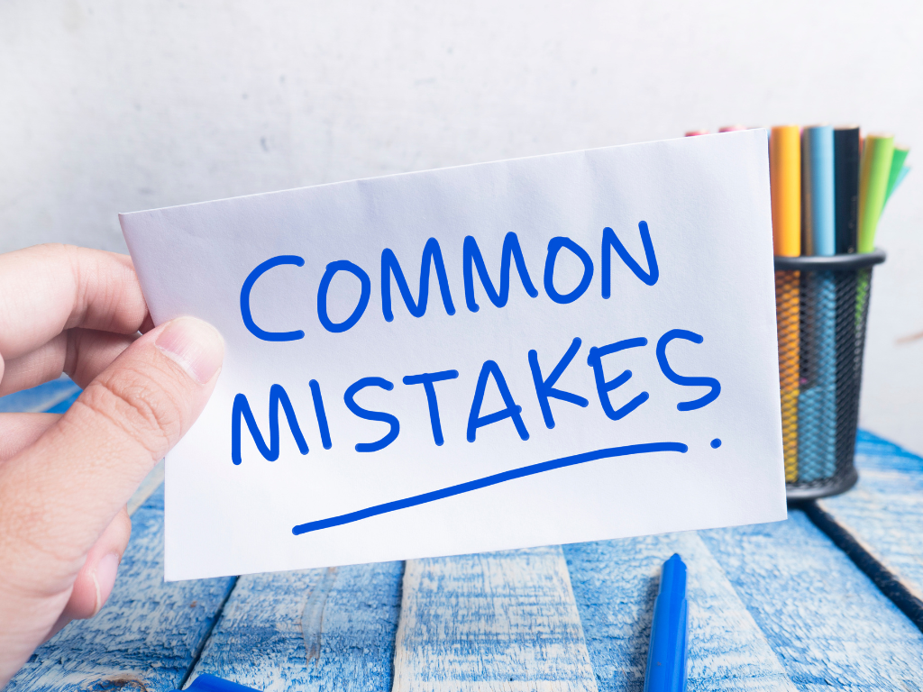 common mistakes