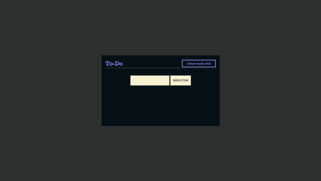 Aplicação de To-Do para testar XSS