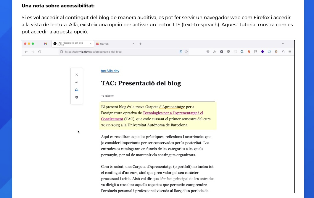 Captura de pantalla d'exemple (accessibilitat)