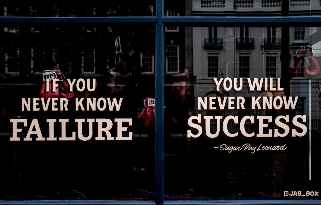 famous sugar ray leonard quote saying if you never know failure you will never know success