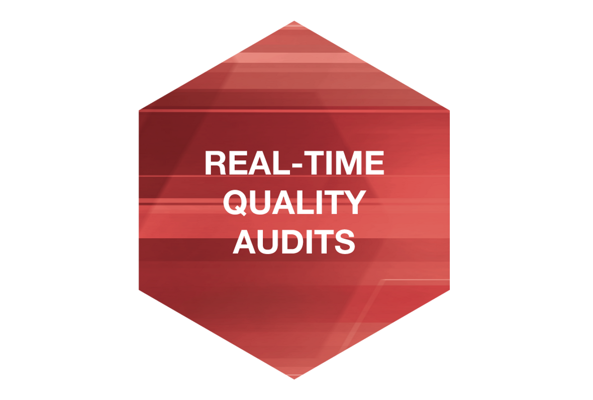 Label Smart Factory Kachel Real-Time Quality Audits