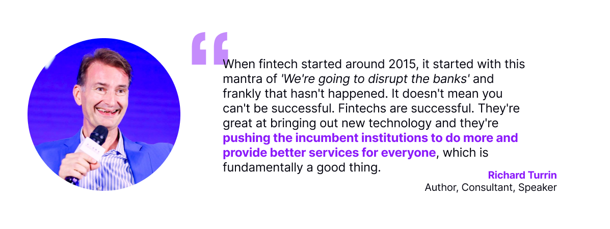 Richard Turrin fintech startups quote