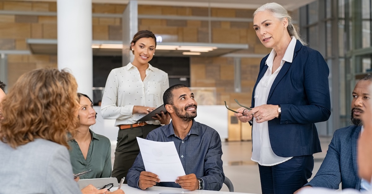 Group of people in a meeting