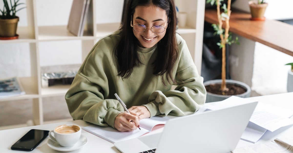 woman listing skills for teaching