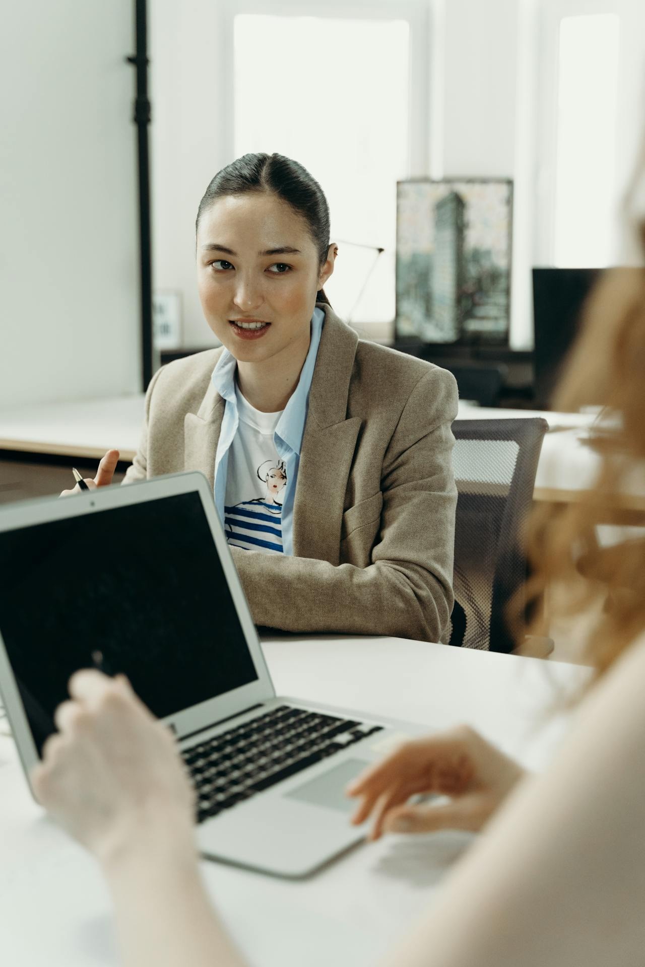 A woman applying for casual work or casual employment