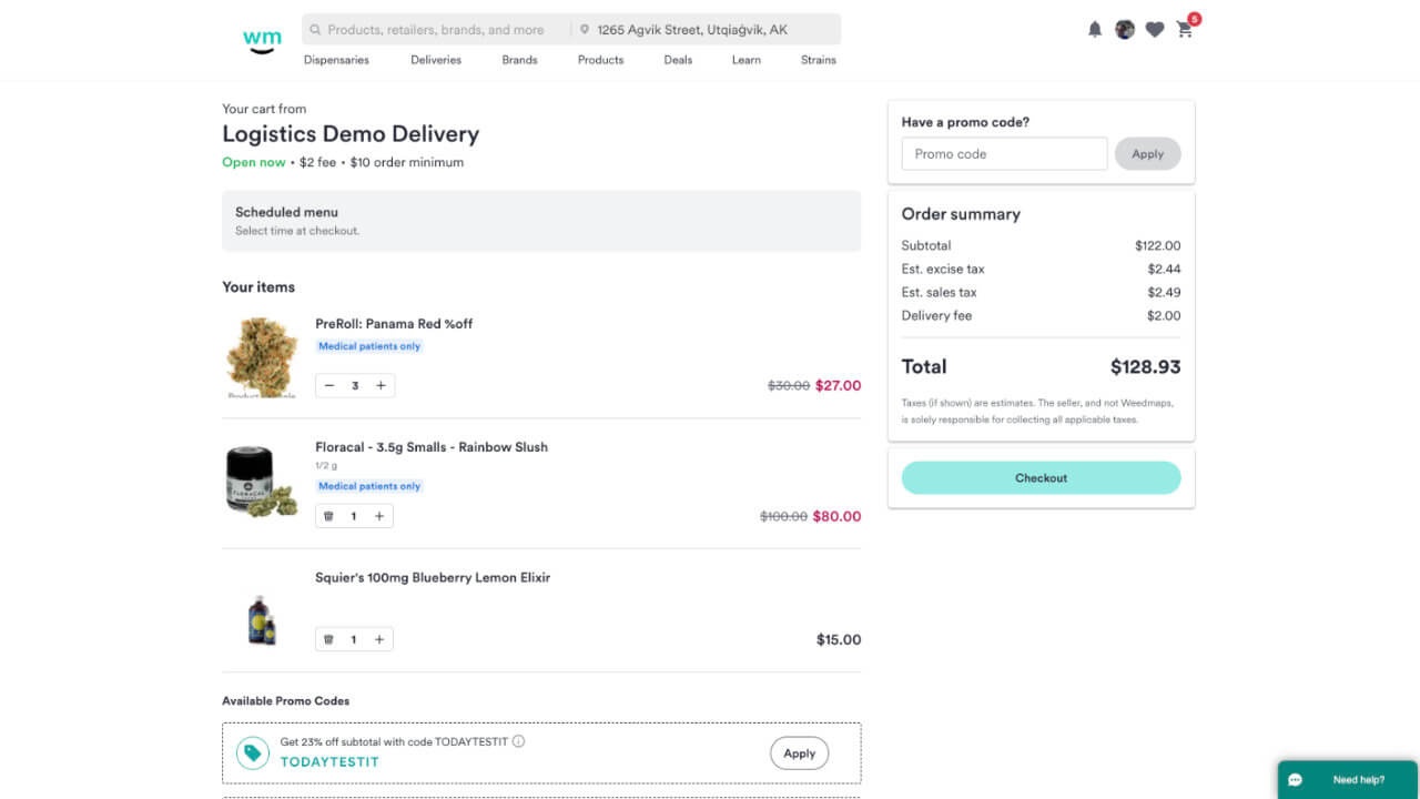 Cart page user experience updates
