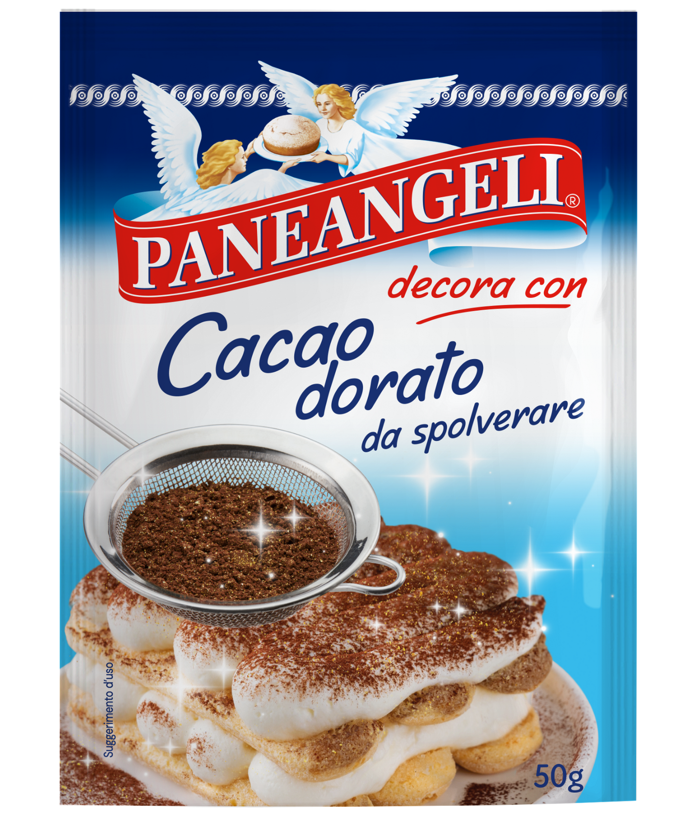 Cacao dorato da spolverare
