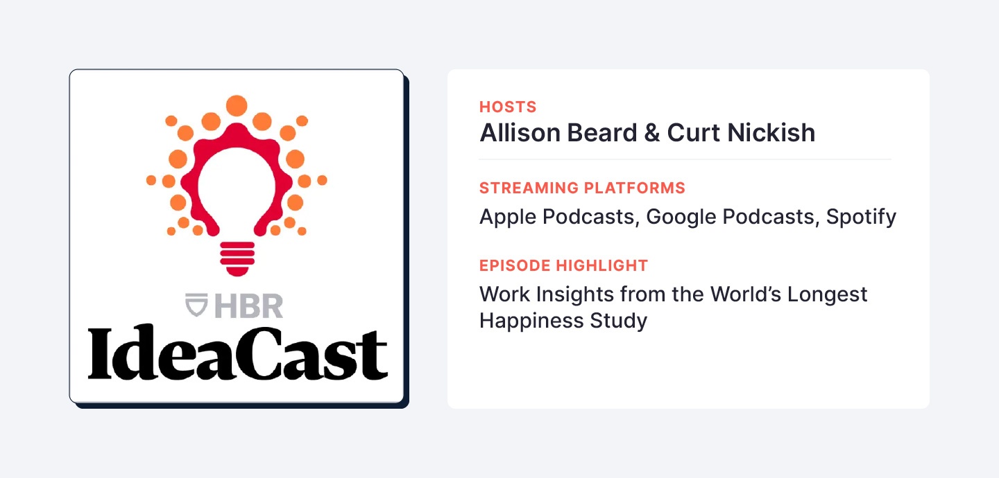 HBR IdeaCast Podcast