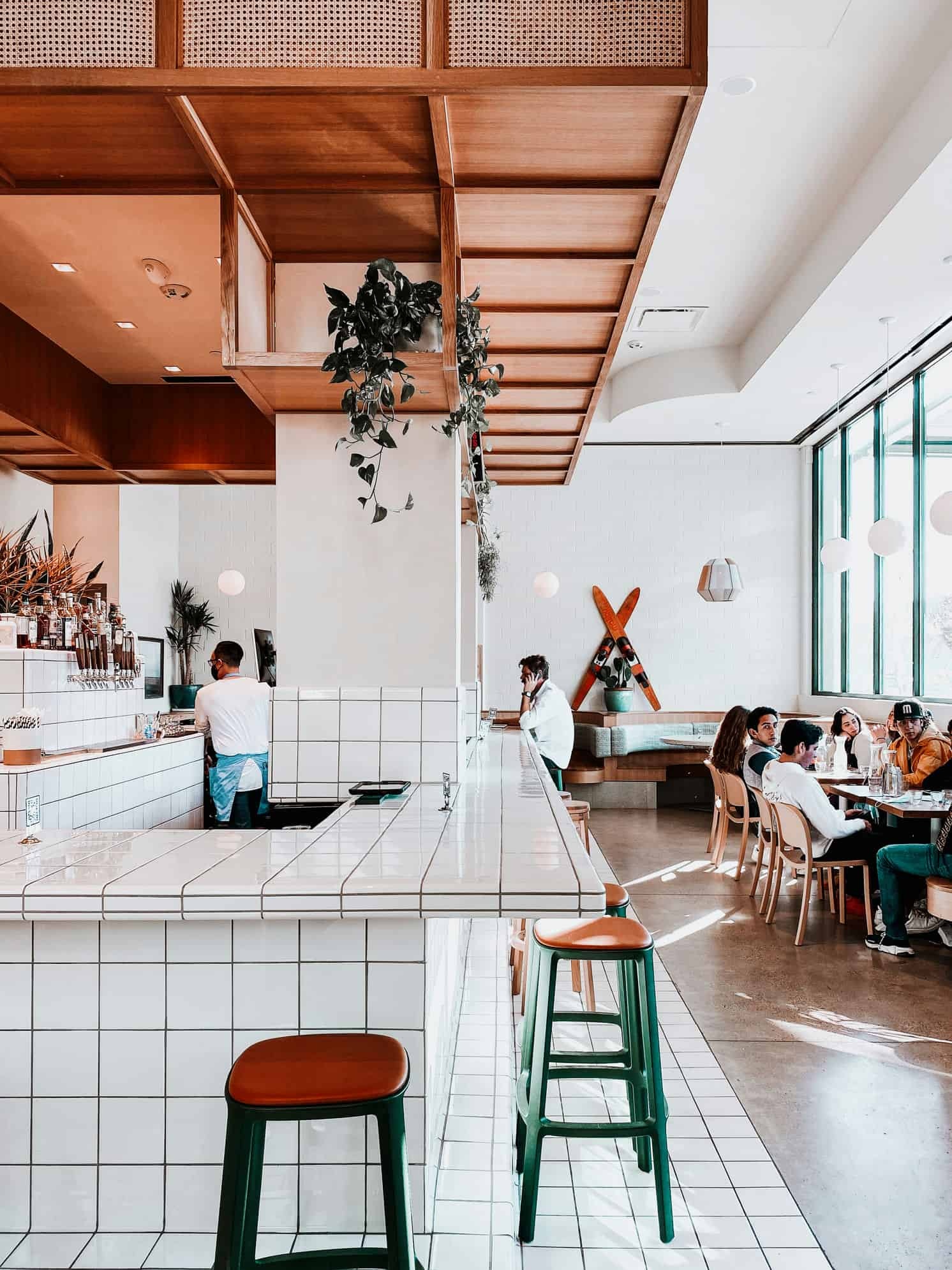 Interior of an Austin restaurant | Bellhop