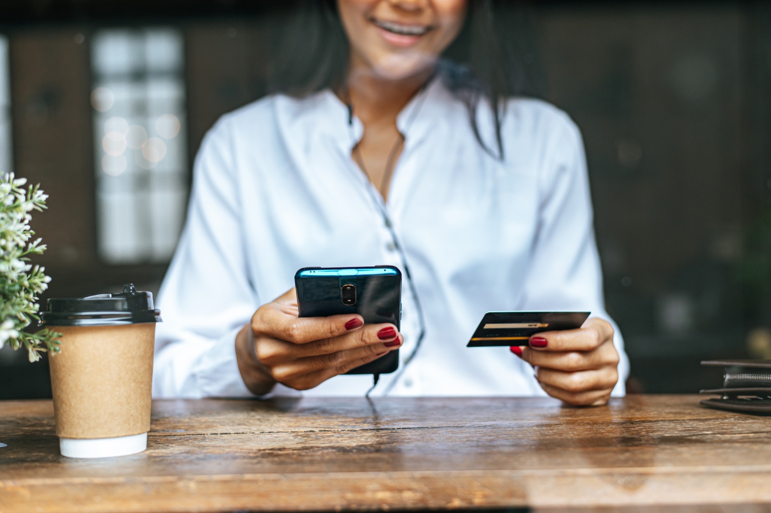 woman managing finances