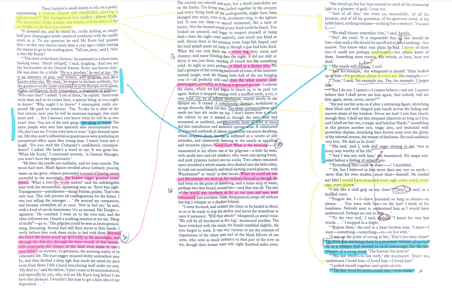 Passages one, two and three: with annotations